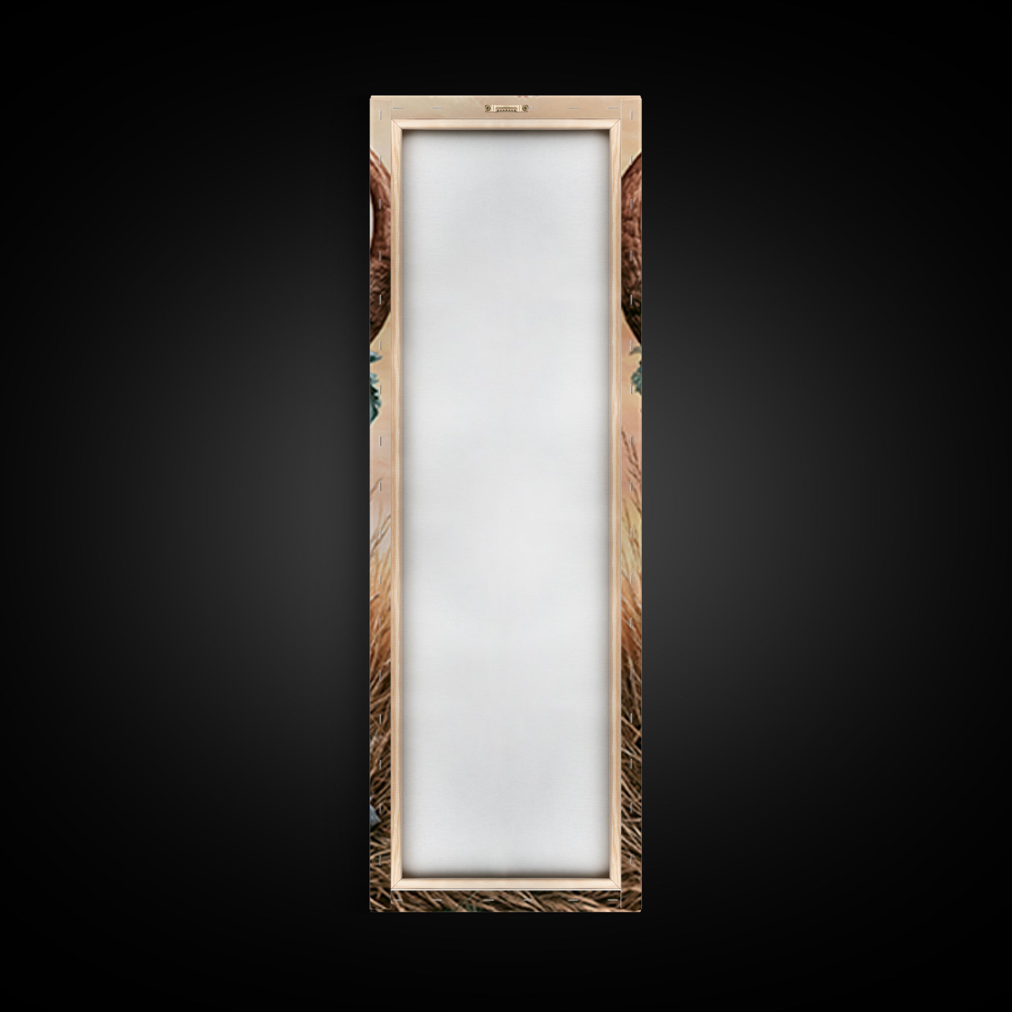 Cow Skull with Desert Flowers Framed Canvas Print, Rustic Art, Neutral Decor, Farmhouse Decor, Fine Art, Rustic, Home Decor, RUS-1x3-53