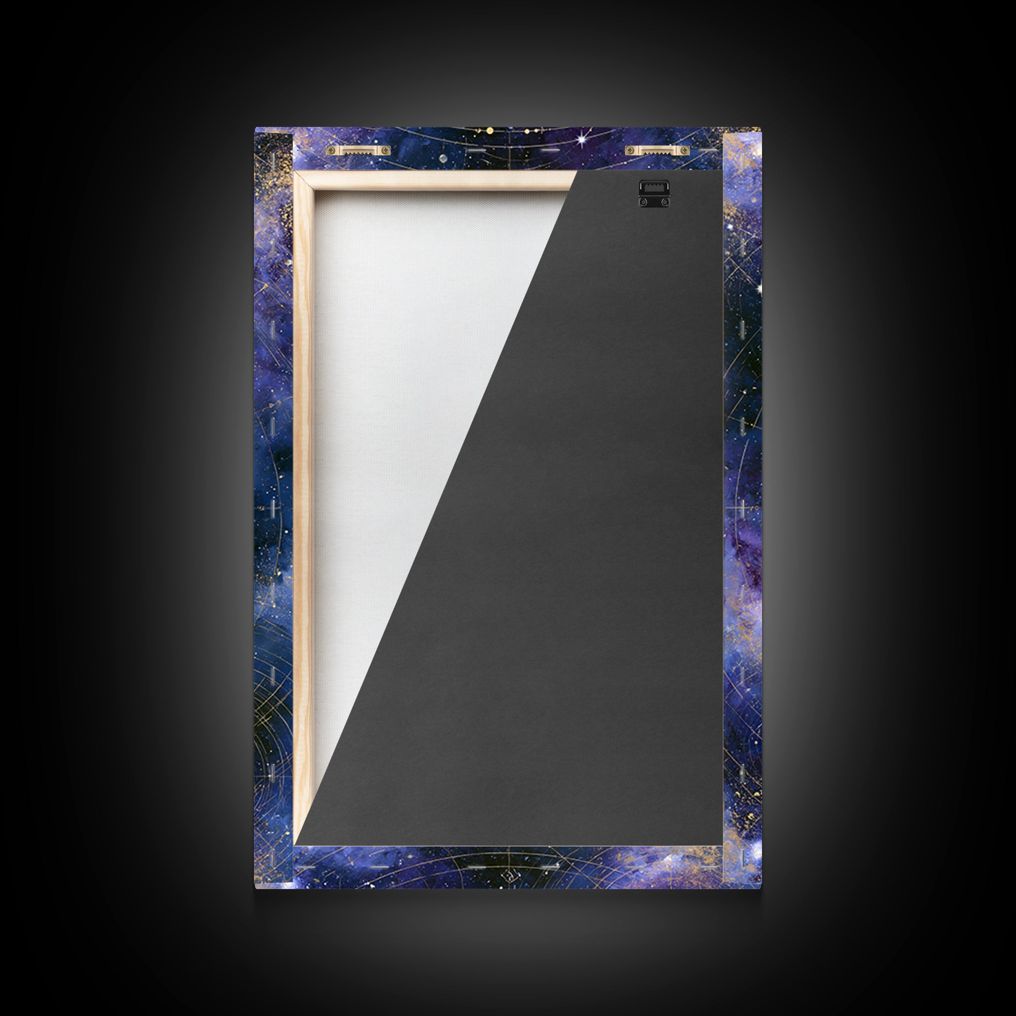 Distant Star Cluster Framed Canvas Print, Space Art, Room Decor, Spa Decor, Serenity, Printable Art, Abstract Wall Art, SAR-2x3-4
