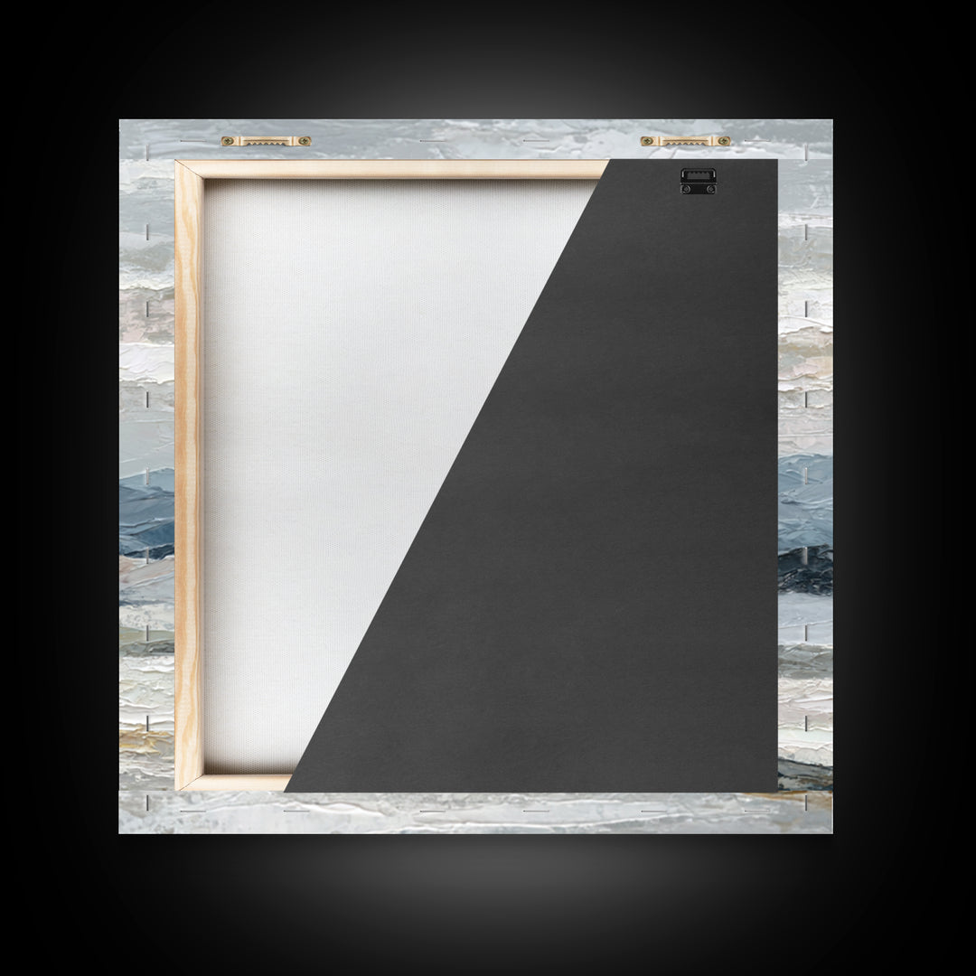 Abstract Arch Shapes Canvas Print, Scandinavian Art, Modern Art, Living Room Decor, Abstract Art, Nordic, Contemporary Art, SCA-1x1-14