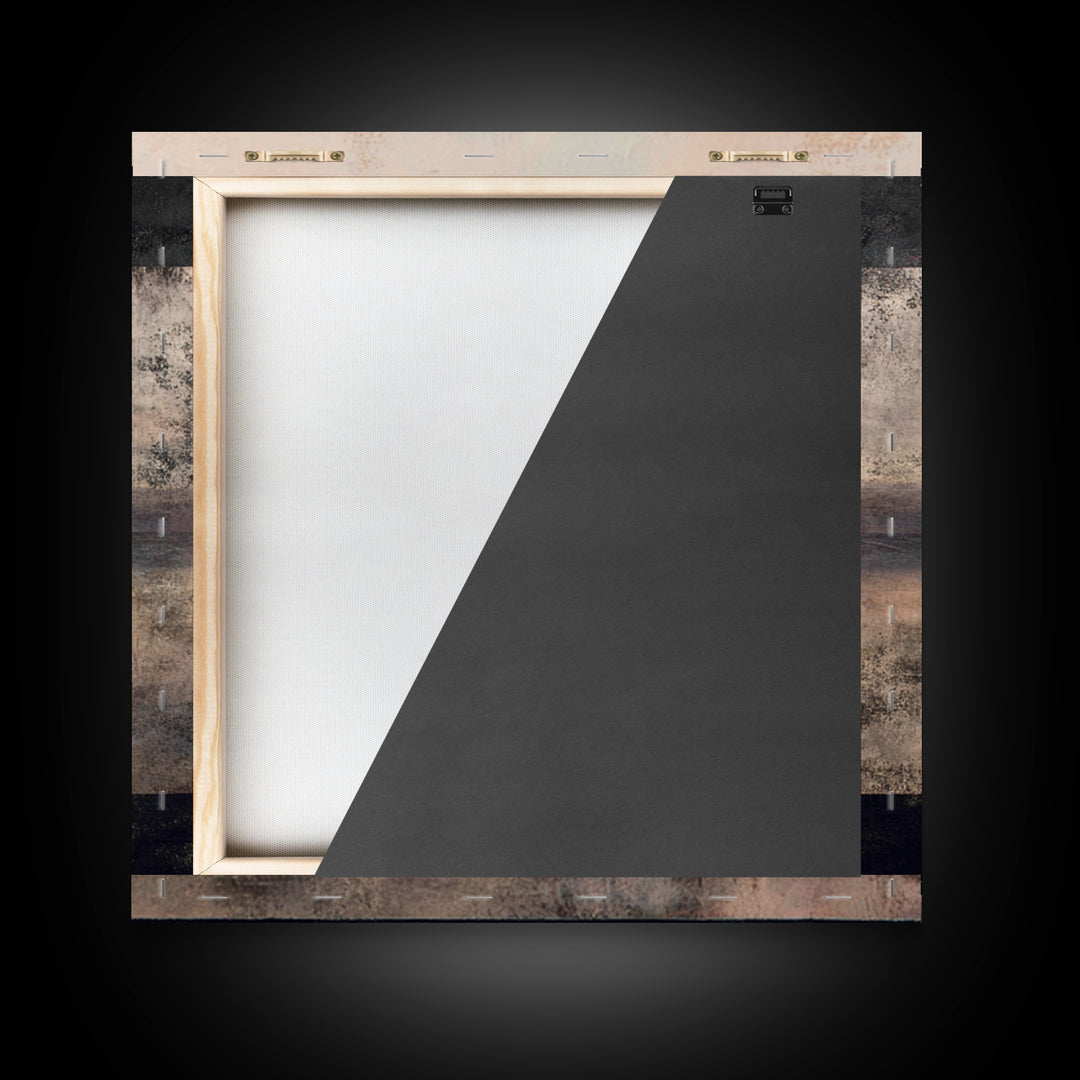 Herringbone Monochrome Pattern Canvas Print, Scandinavian Art, Canvas Print, Living Room Decor, Oil Painting, Nordic, SCA-1x1-22