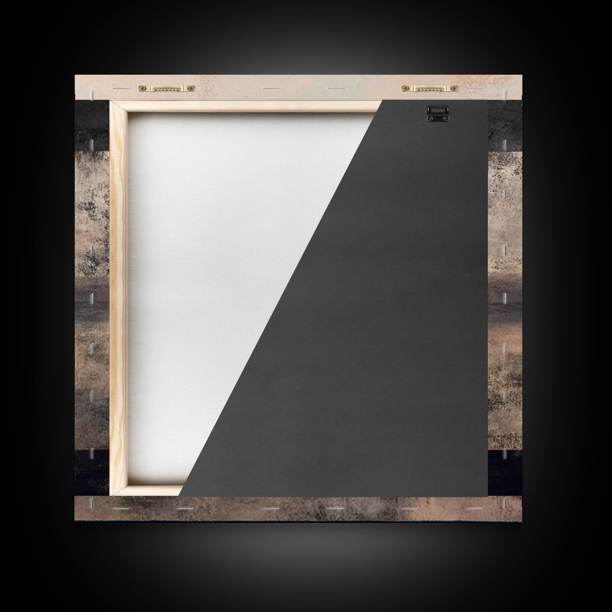 Herringbone Monochrome Pattern Canvas Print, Scandinavian Art, Canvas Print, Living Room Decor, Oil Painting, Nordic, SCA-1x1-22