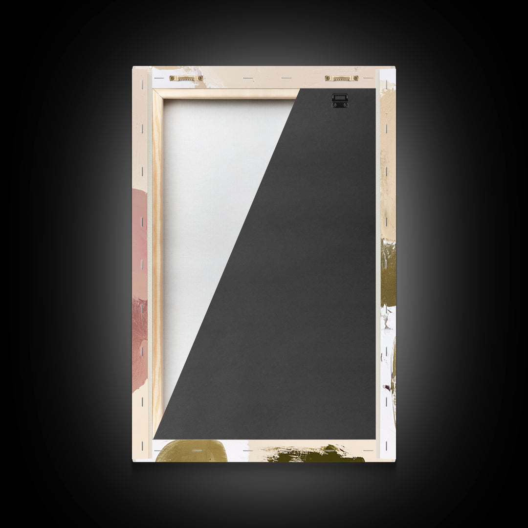Simple Black House Shape Framed Canvas Print, Scandinavian Art, Textured Painting, Living Room Decor, Fine Art, Nordic, SCA-2x3-87