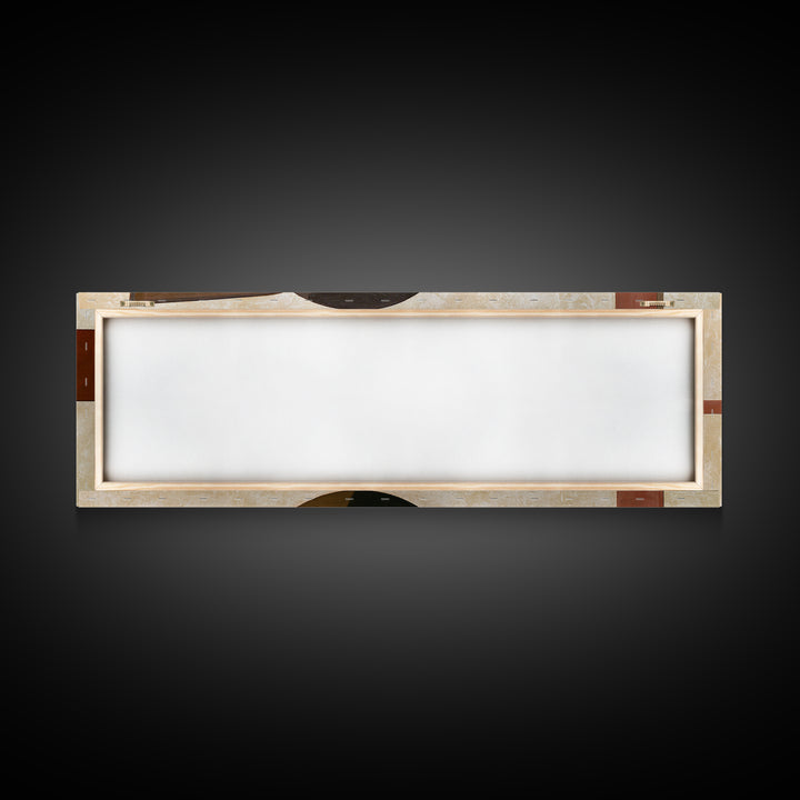 Soft Beige Geometric Abstraction Canvas Print, Scandinavian Art, Printable Art, Living Room Decor, Abstract Art, Nordic, SCA-3x1-91