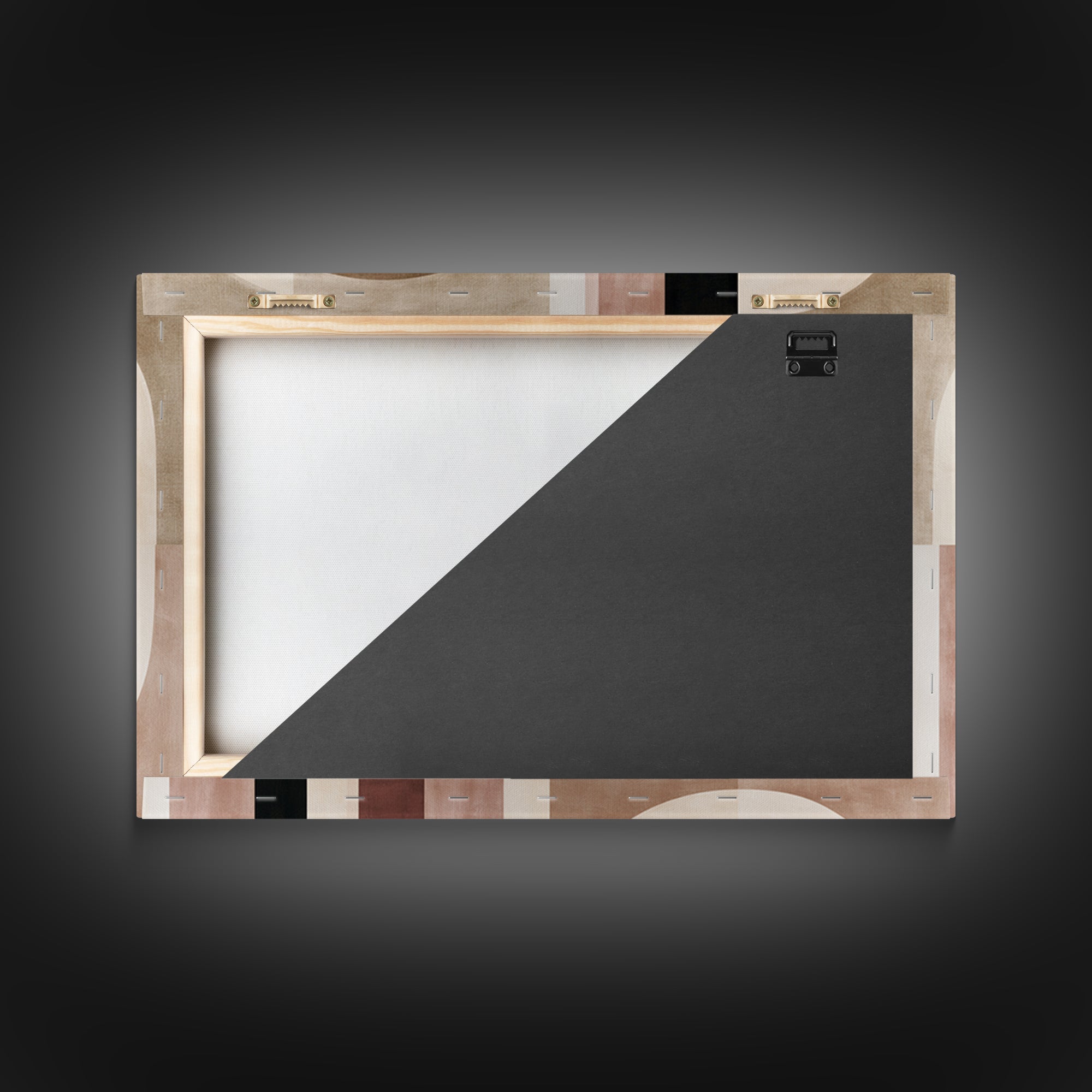 Abstract Arch Shapes Framed Canvas Print, Scandinavian Art, Abstract Wall Art, Living Room Decor, Abstract Art, Nordic, SCA-3x2-18