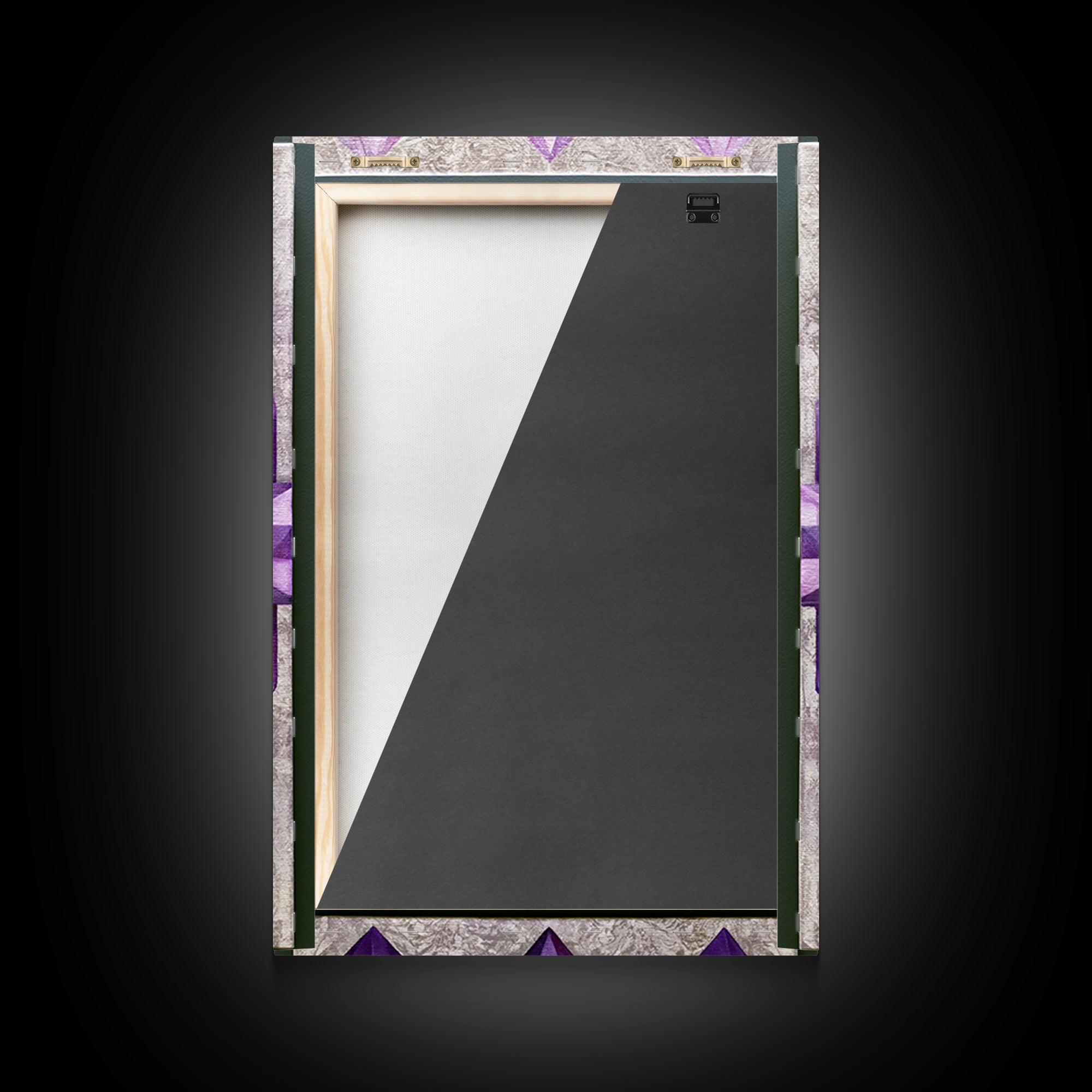 Crystal Grid Pattern Framed Canvas Print, Sacred Geometry Art, Digital Art, Living Room Decor, Geometry, Minimalist Wall Art, SGA-2x3-13
