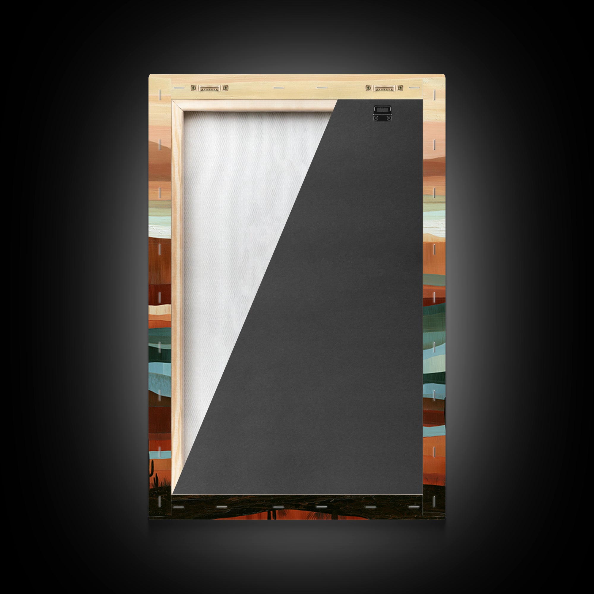 Abstract Canyon Layers Framed Canvas Print, Southwestern Art, Large Wall Art, Southwestern Decor, Mesa, Farmhouse Wall Art, SOU-2x3-74