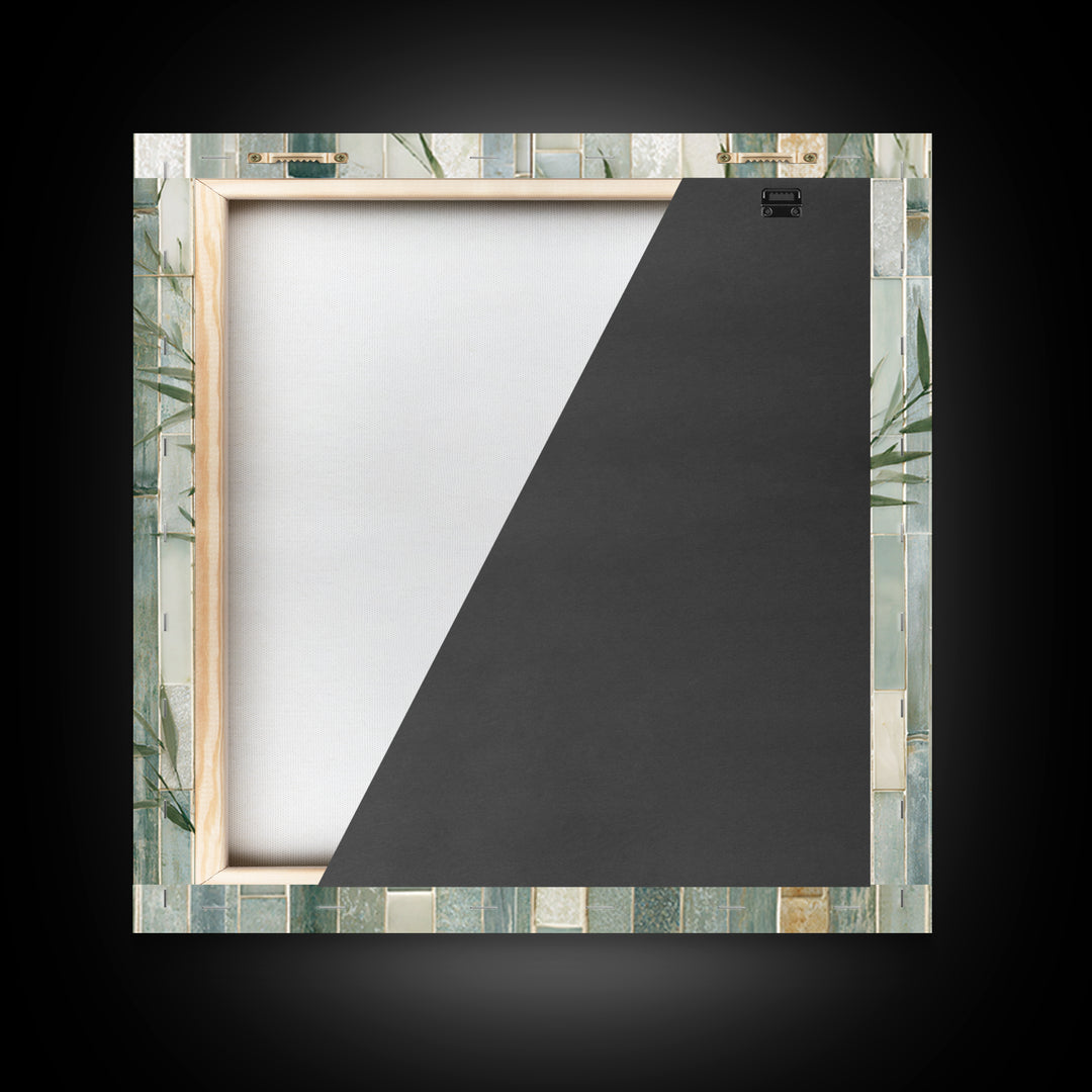 Misty Bamboo Forest Canvas Print, Spa Art, Fine Art Print, Spa Decor, Fine Art, Serenity, Wall Decor, Printable Wall Art, SPA-1x1-5