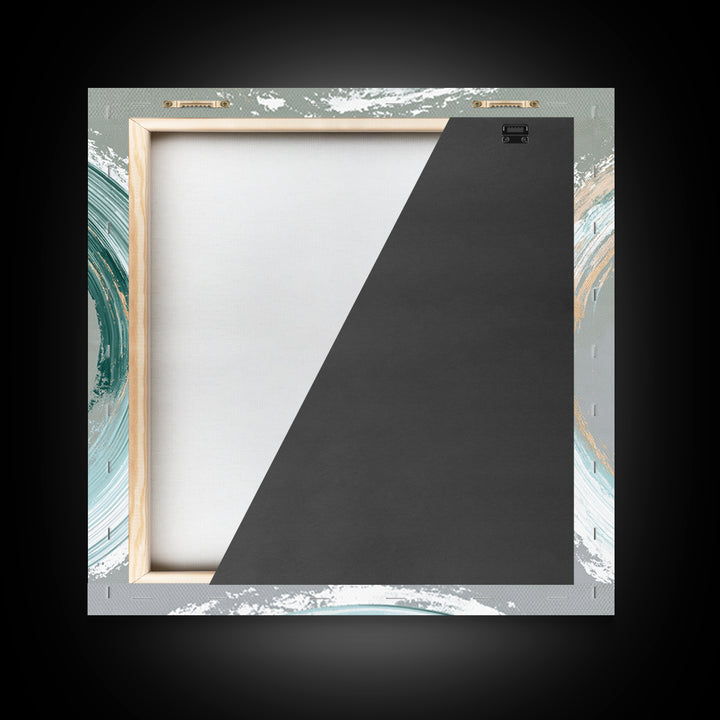 Minimal Zen Circle Brushstroke Framed Canvas Print, Spa Art, Fine Art Print, Spa Decor, Fine Art, Serenity, Wall Decor, SPA-1x1-80