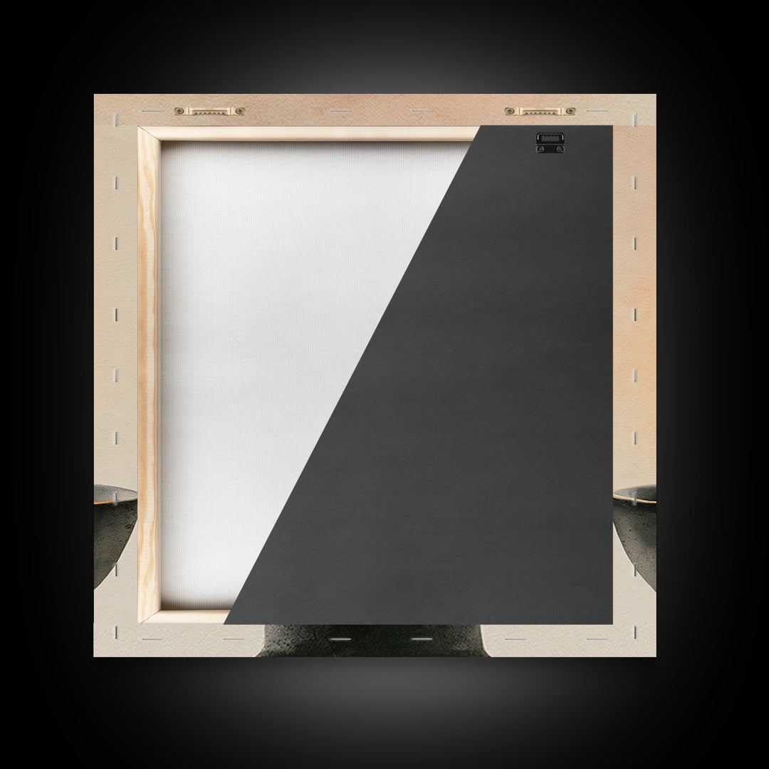 Tea Bowl and Steam Still Life Canvas Print, Spa Art, Modern Decor, Spa Decor, Fine Art, Serenity, Wall Decor, SPA-1x1-94