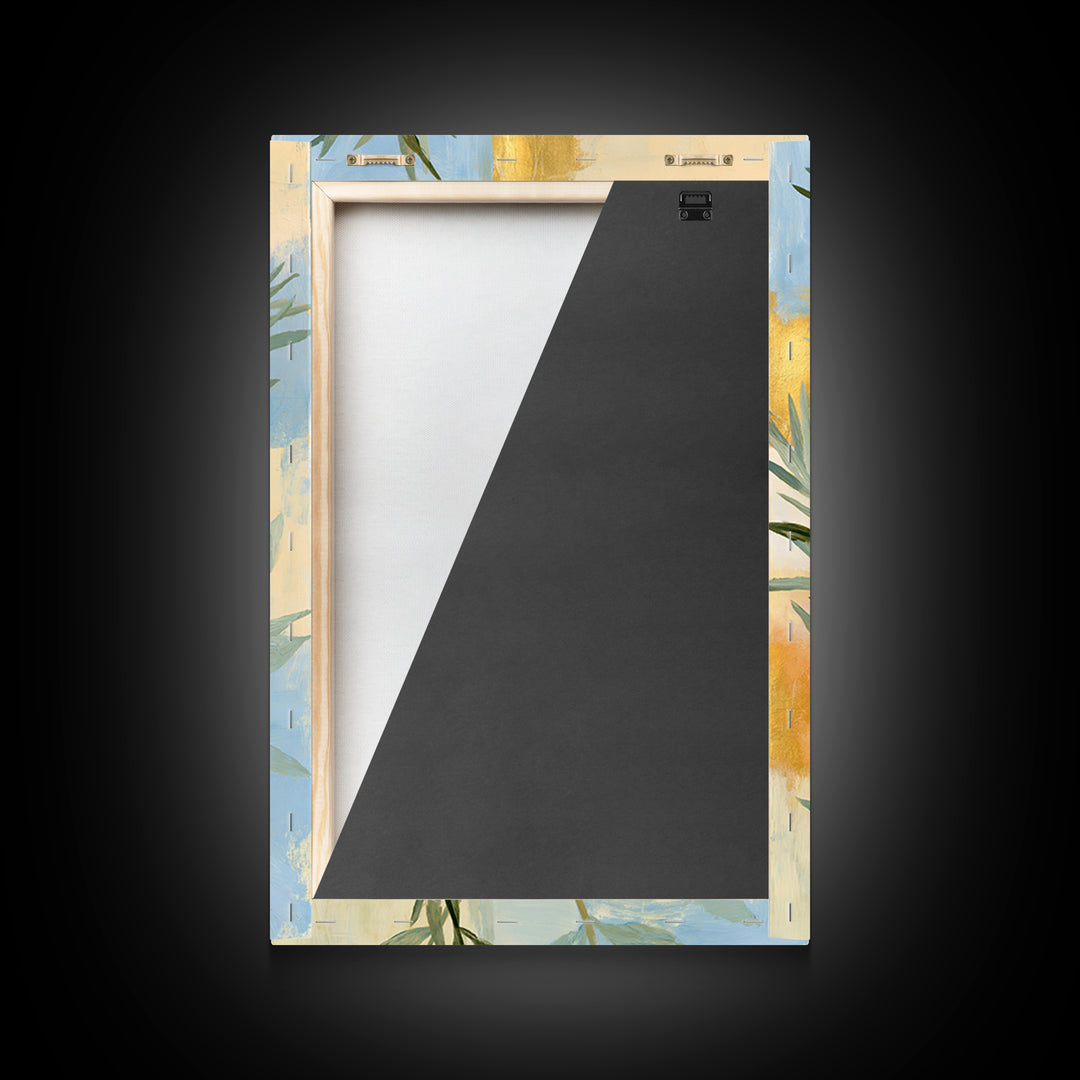 Botanical Herbal Arrangement Framed Canvas Print, Spa Art, Art, Spa Decor, Fine Art, Serenity, Abstract Print, Minimalist Art, SPA-2x3-22