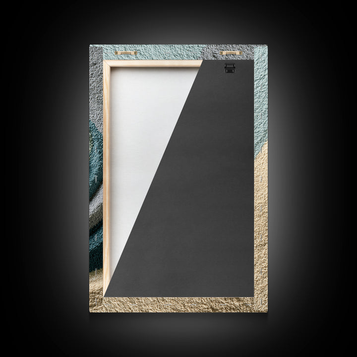 Sand Garden Lines Framed Canvas Print, Spa Art, Fine Art Photography, Spa Decor, Oil Painting, Serenity, Wildlife Wall Art, SPA-2x3-68