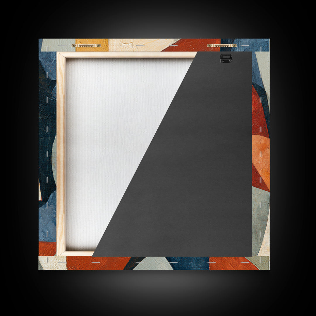 Abstract Aura Portrait Framed Canvas Print, Spiritual Art, Canvas Wall Art, Living Room Decor, Fine Art, Spirit, SPI-1x1-16