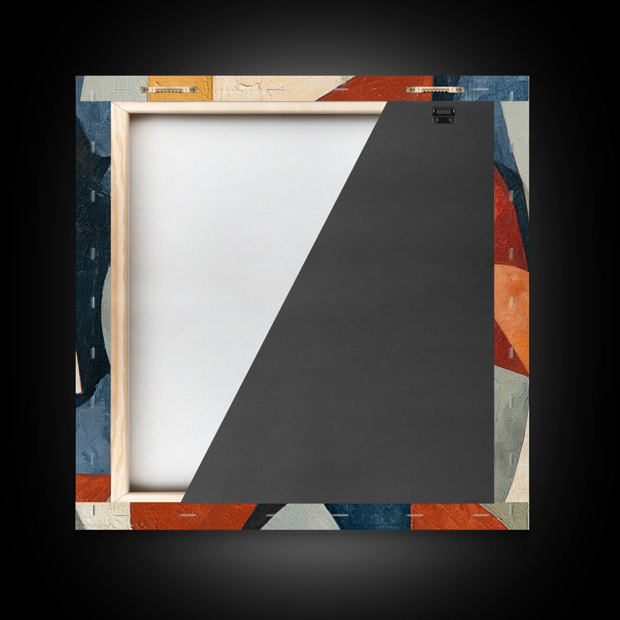 Abstract Aura Portrait Framed Canvas Print, Spiritual Art, Canvas Wall Art, Living Room Decor, Fine Art, Spirit, SPI-1x1-16
