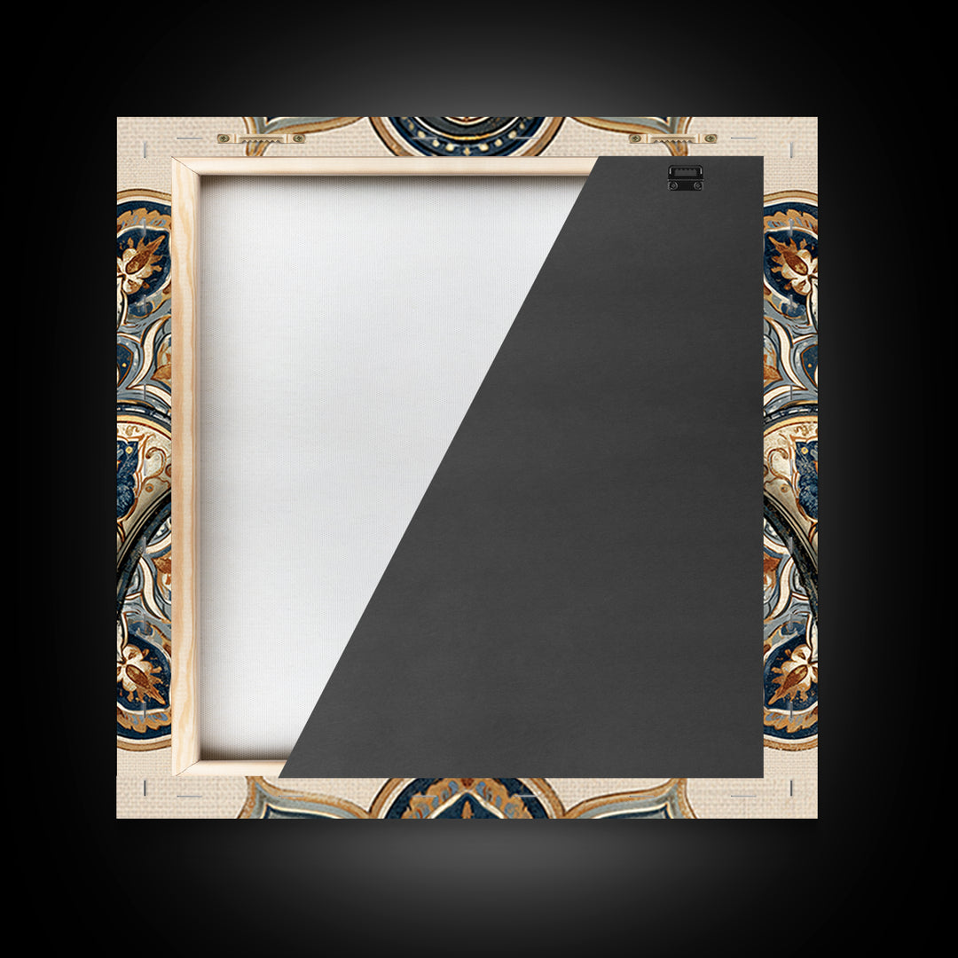 Protective Hand Motif Framed Canvas Print, Spiritual Art, Neutral Decor, Living Room Decor, Fine Art, Spirit, Wall Decor, SPI-1x1-71