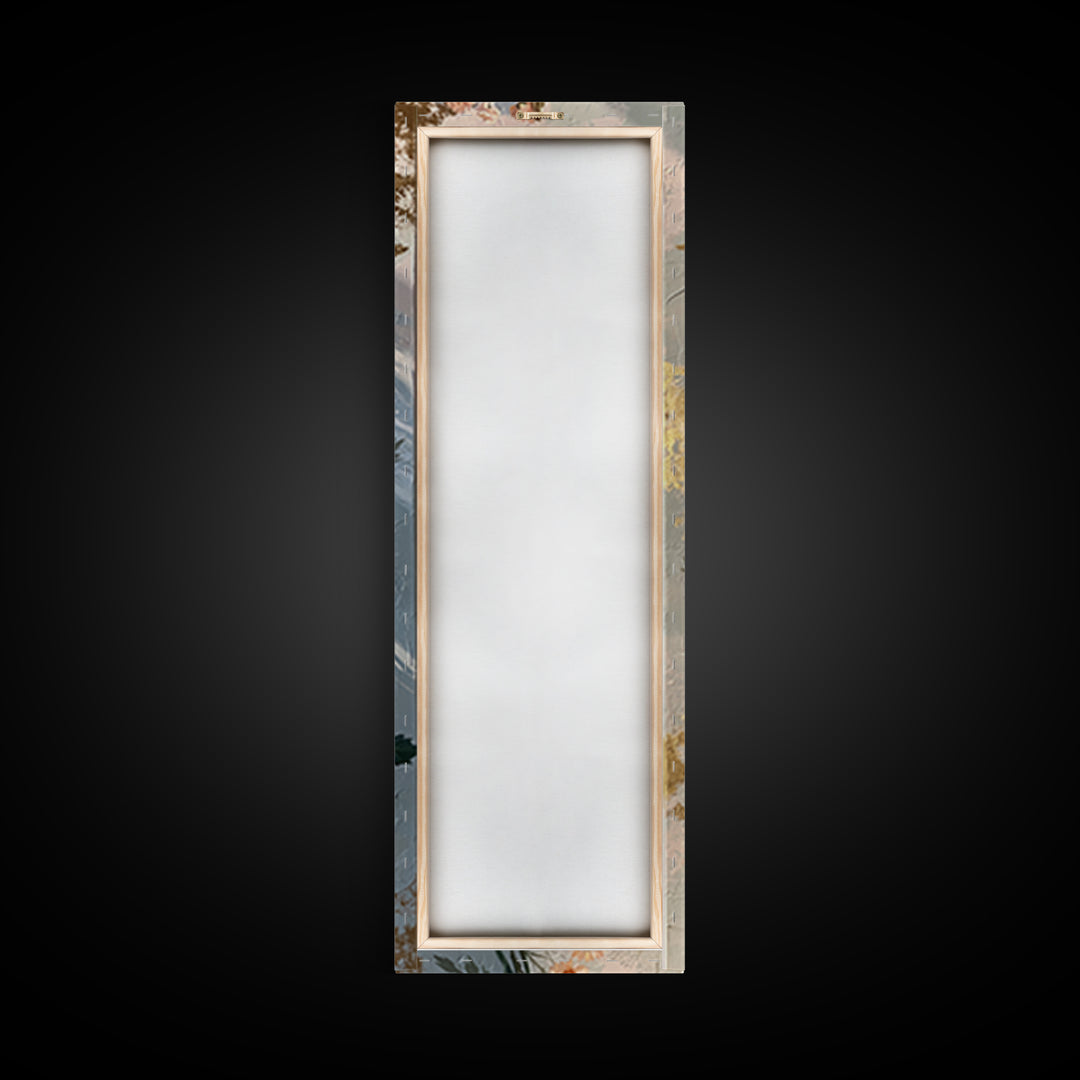 Sacred Heart with Roses and Gold Rays Canvas Print, Spiritual Art, Luxury Decor, Living Room Decor, Fine Art, Spirit, SPI-1x3-2