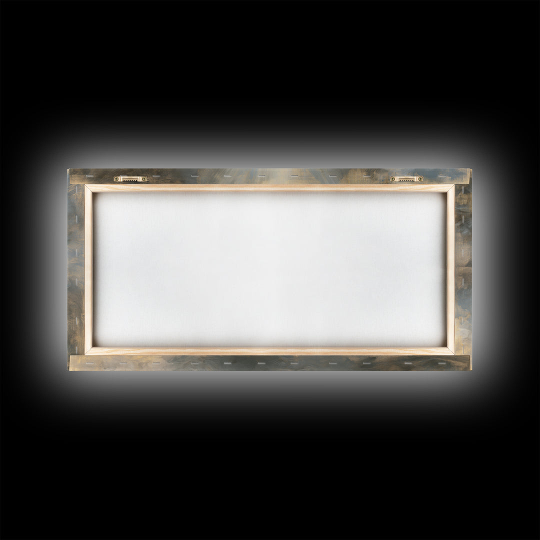 Dove Flying Through Radiant Clouds Framed Canvas Print, Spiritual Art, Modern Decor, Living Room Decor, Fine Art, Spirit, SPI-2x1-97