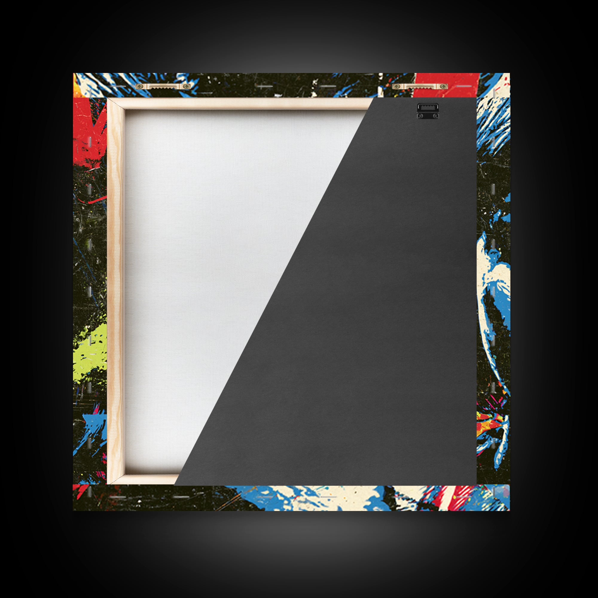 Wildstyle Arrows and Abstract Letter Forms Without Canvas Print, Street Art, Minimalist Decor, Living Room Decor, Urban, STR-1x1-89