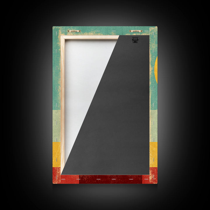 Mexico Cactus and Sun Travel Poster Canvas Print, Travel Poster(2), Home Decor, Living Room Decor, Voyage, Coastal Wall Art, TPO-2x3-5