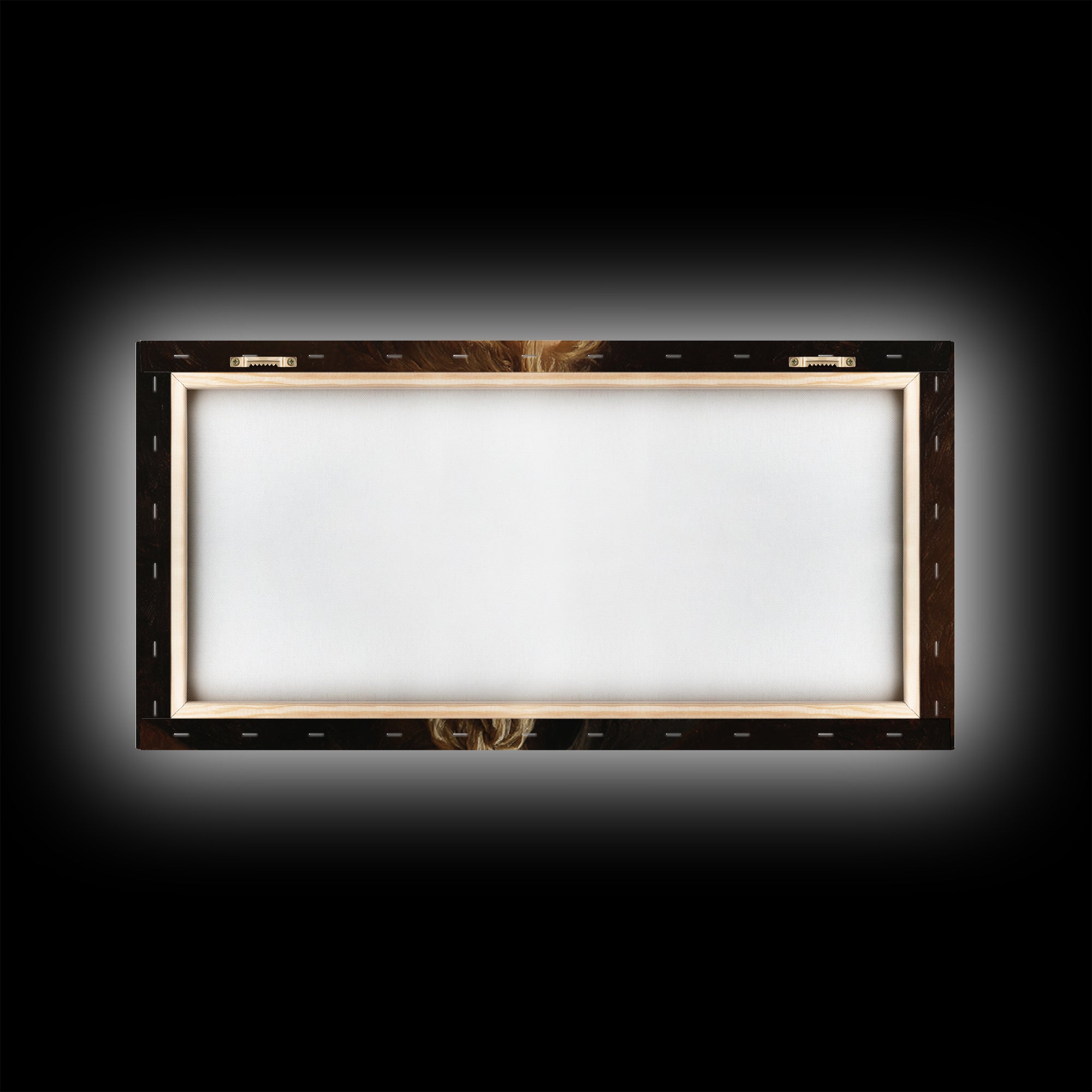 Classical Portrait with Dignified Lighting Framed Canvas Print, Traditional Art, Contemporary Art, Living Room Decor, Classic, TRA-2x1-28