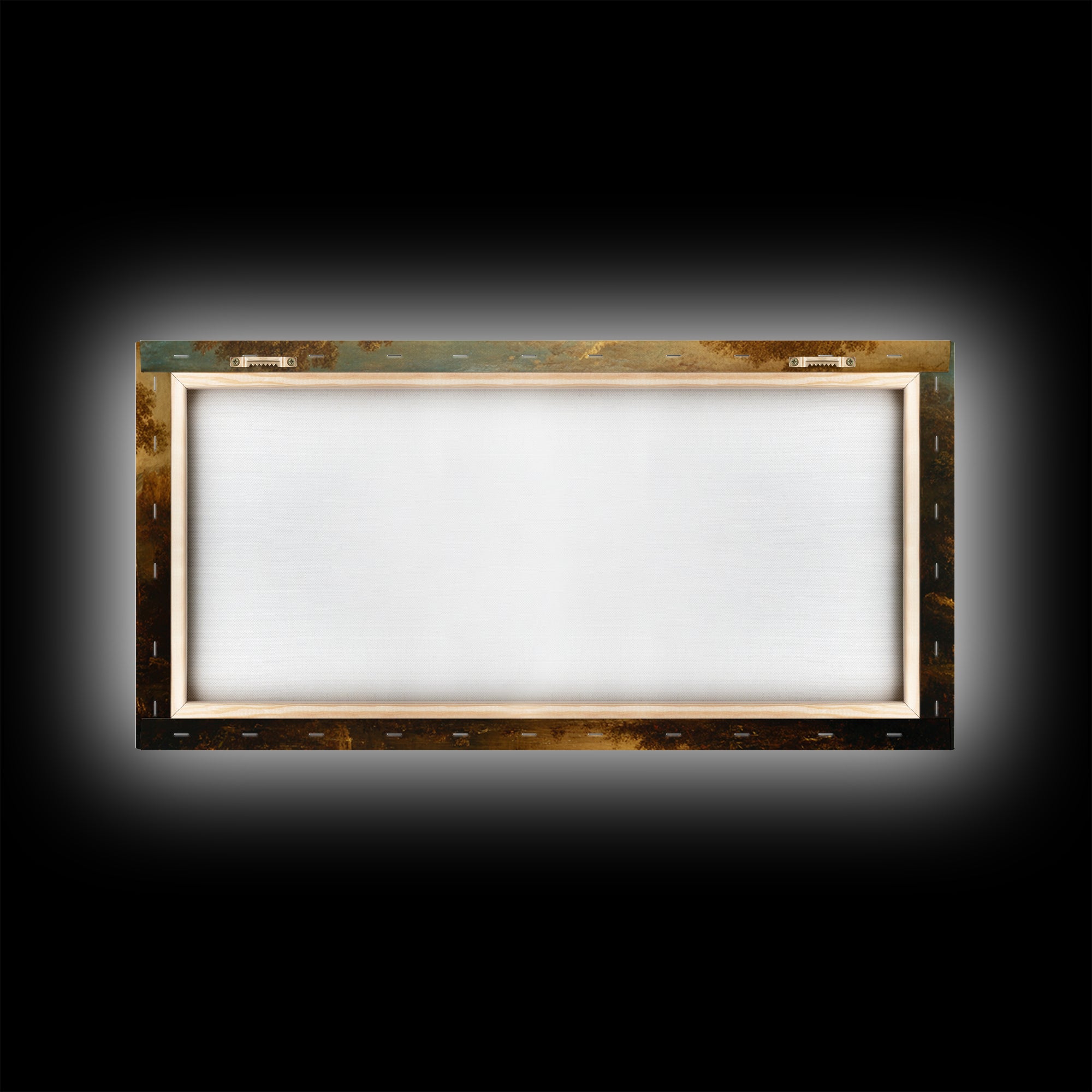 Classic Oil Painted Landscape Framed Canvas Print, Traditional Art, Artwork, Living Room Decor, Oil Painting, Classic, TRA-2x1-45