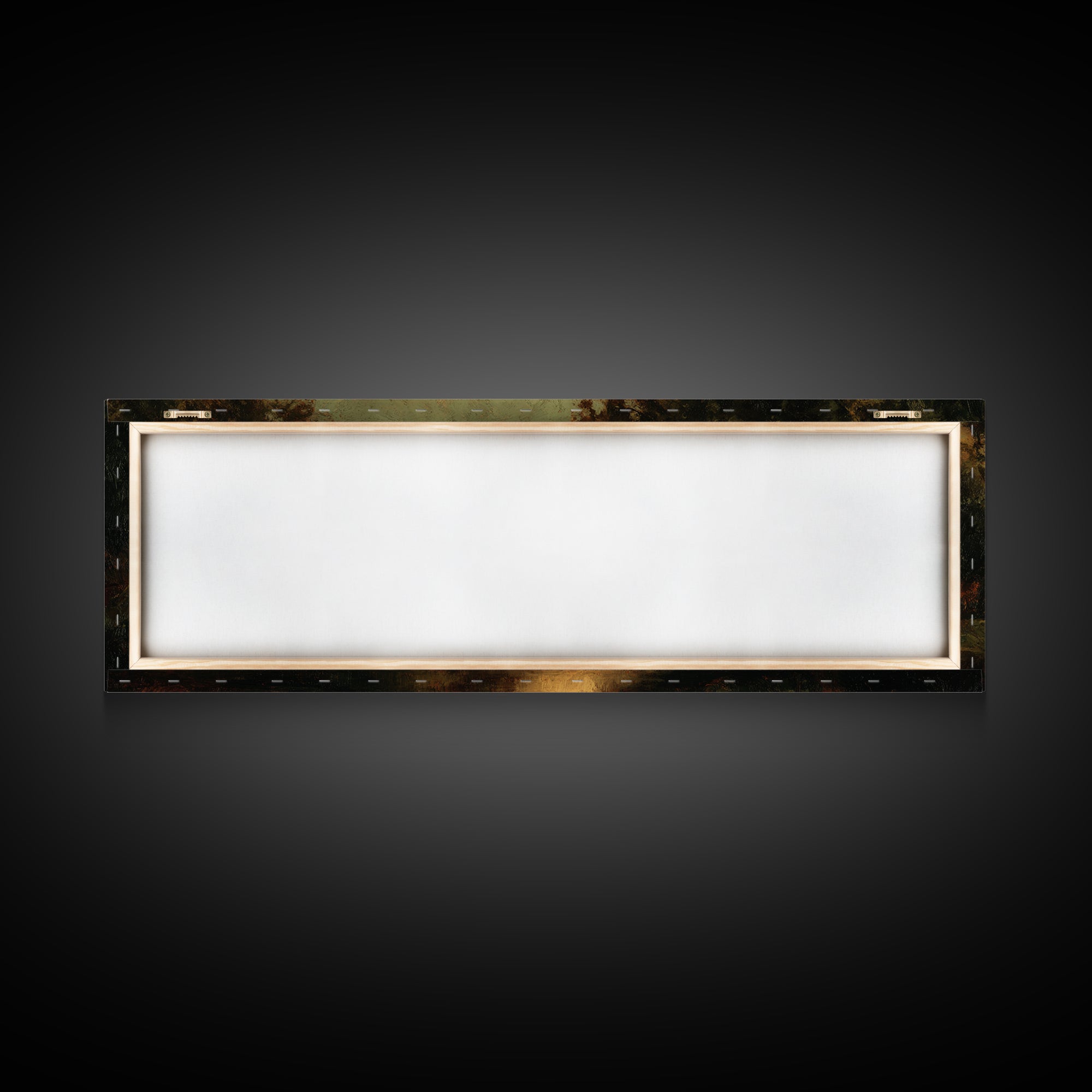 Classic Oil Painted Landscape Framed Canvas Print, Traditional Art, Japanese Decor, Living Room Decor, Fine Art, Classic, TRA-3x1-17