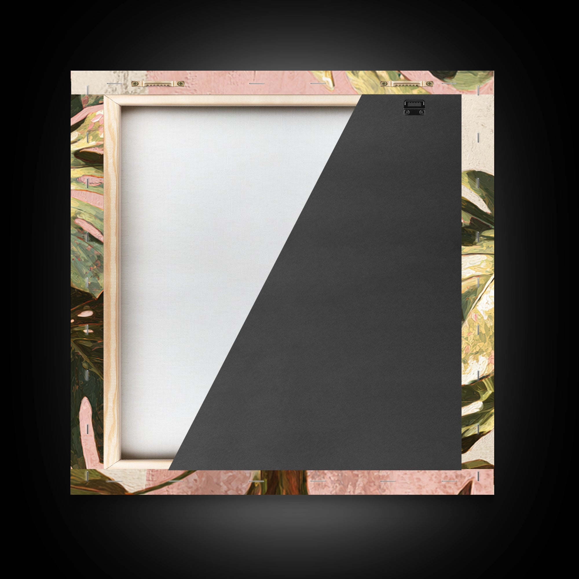 Lush Monstera Leaves Canvas Print, Tropical Art, Room Decor, Living Room Decor, Fine Art, Tropic, Printable, Printable Wall Art, TRO-1x1-25