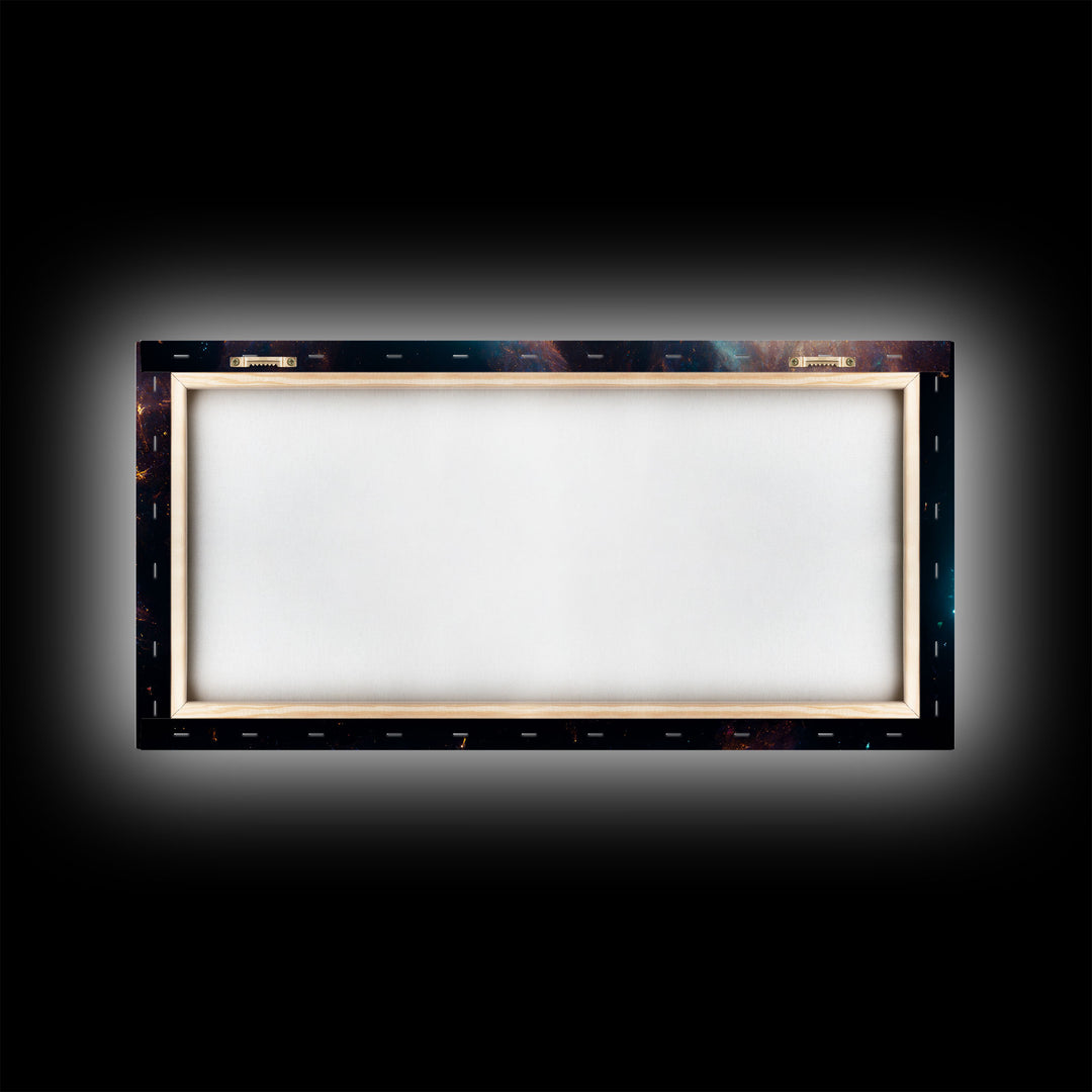 Galaxy canvas print, trippy stars and night sky, universe, cool wall art, unique wall art