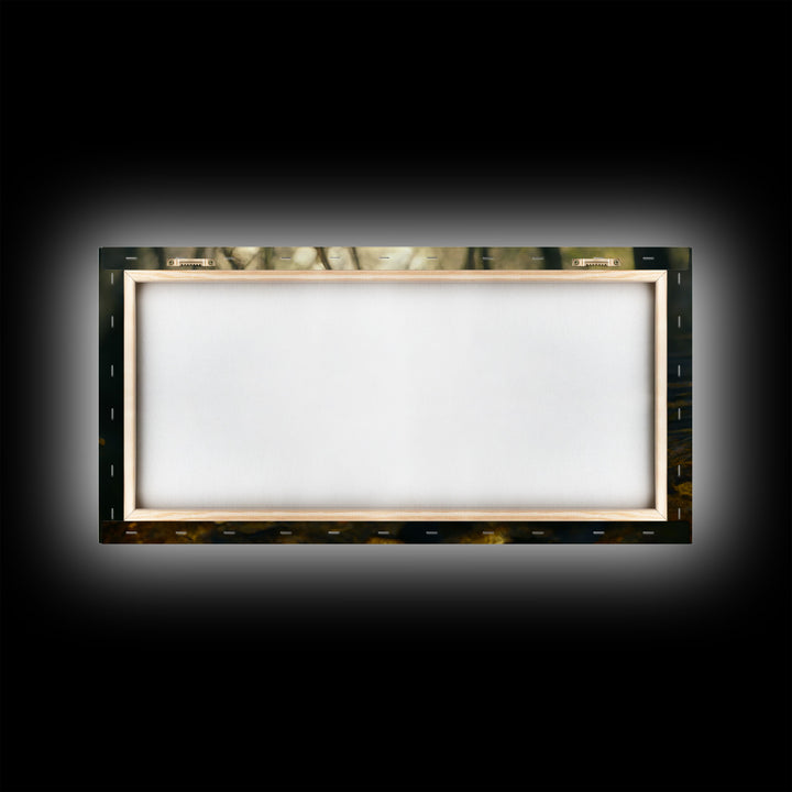 Wet Leaves Stream Forest Woods Fall Autumn Fine Art Print, Wall Art Print, Wall Décor, Wall Poster