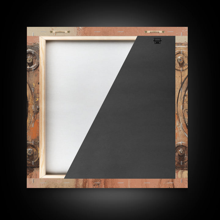Open Manhole Steam Framed Canvas Print, Urban Art, Gallery Decor, Living Room Decor, Fine Art, Urban, Contemporary Art, URB-1x1-41