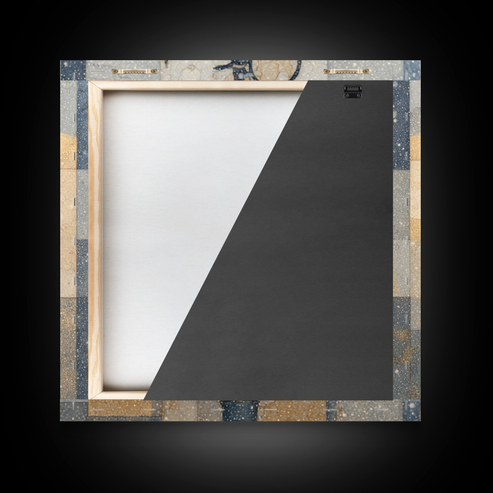 Streetlamp and Falling Snow Framed Canvas Print, Urban Art, Gay Art, Living Room Decor, Oil Painting, Urban, Minimalist Decor, URB-1x1-61