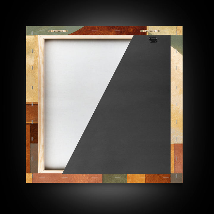 Old Theater Marquee Shapes Without Text Canvas Print, Urban Art, Neutral Decor, Living Room Decor, Abstract Art, Urban, URB-1x1-69