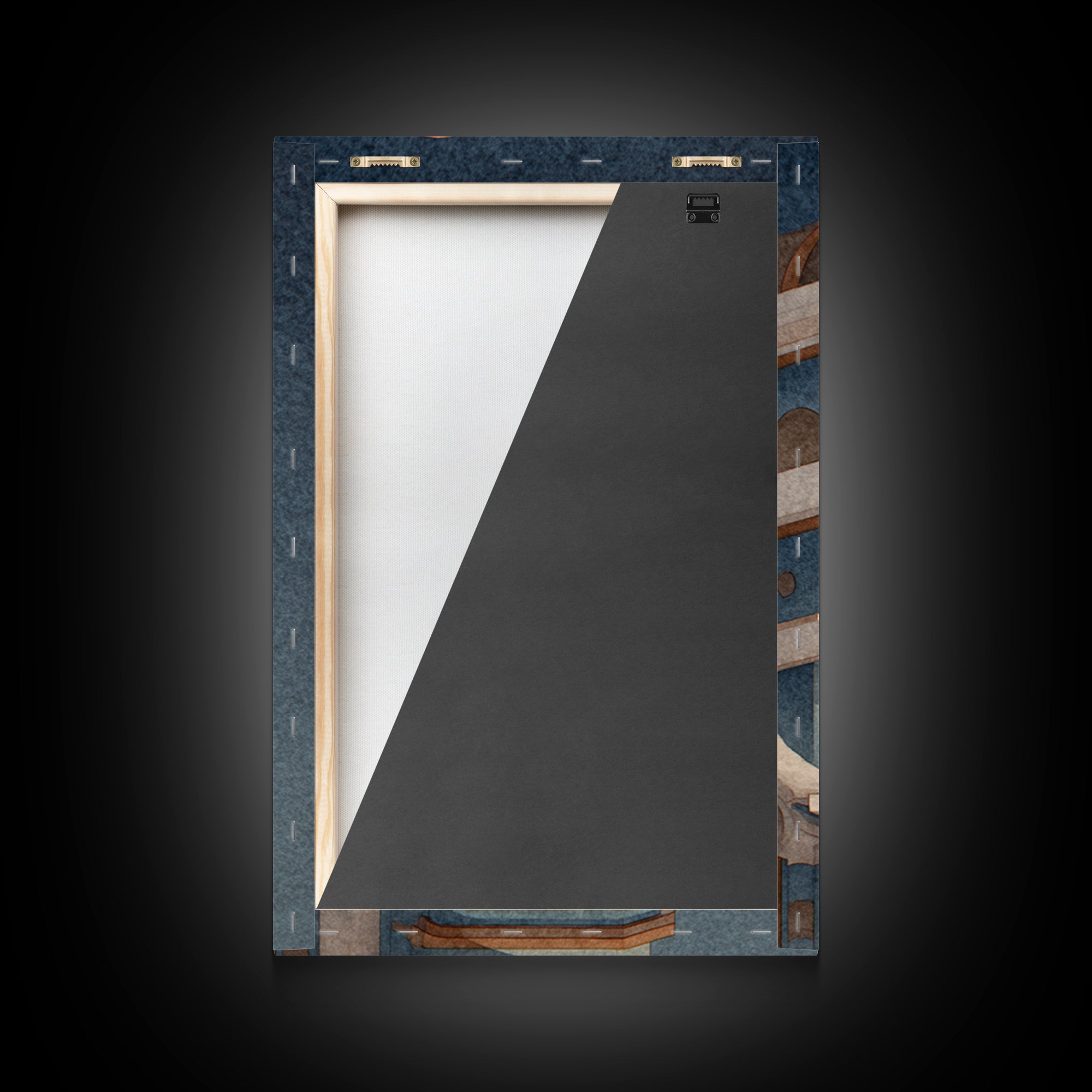 Old Theater Marquee Shapes Without Text Canvas Print, Urban Art, Digital Print, Living Room Decor, Abstract Art, Urban, URB-2x3-77