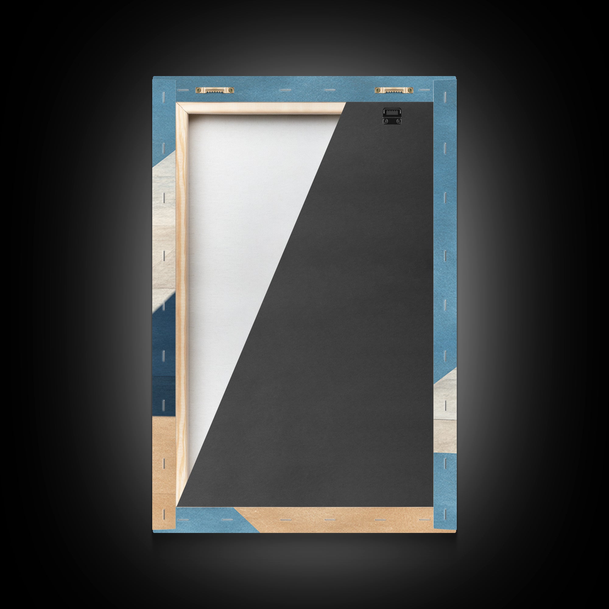 Skateboarder Crossing a Concrete Plaza Framed Canvas Print, Urban Art, Living Room Wall Art, Living Room Decor, Fine Art, Urban, URB-2x3-87