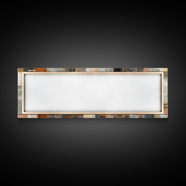 Modern Skyscraper Glass Reflections Canvas Print, Urban Art, Digital Download Art, Living Room Decor, Fine Art, Urban, URB-3x1-54