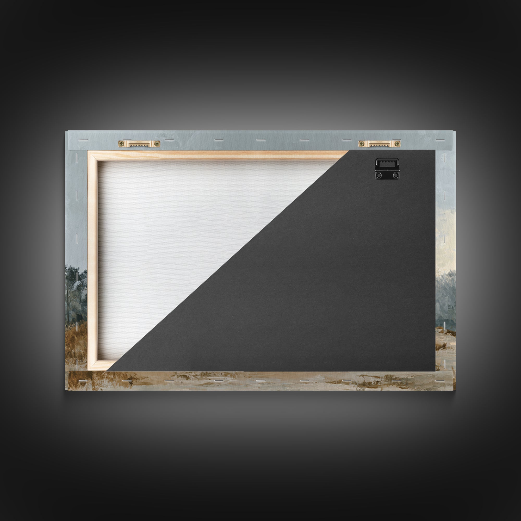 Old Theater Marquee Shapes Without Text Framed Canvas Print, Urban Art, African American Art, Living Room Decor, Urban, URB-3x2-25