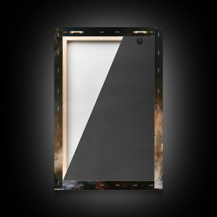 The Invisible Mourner Of Glass House, Dark Academia Wall Art, Vertical Wall Art, Canvas Print, Gothic Wall Decor, Halloween Portrait Art