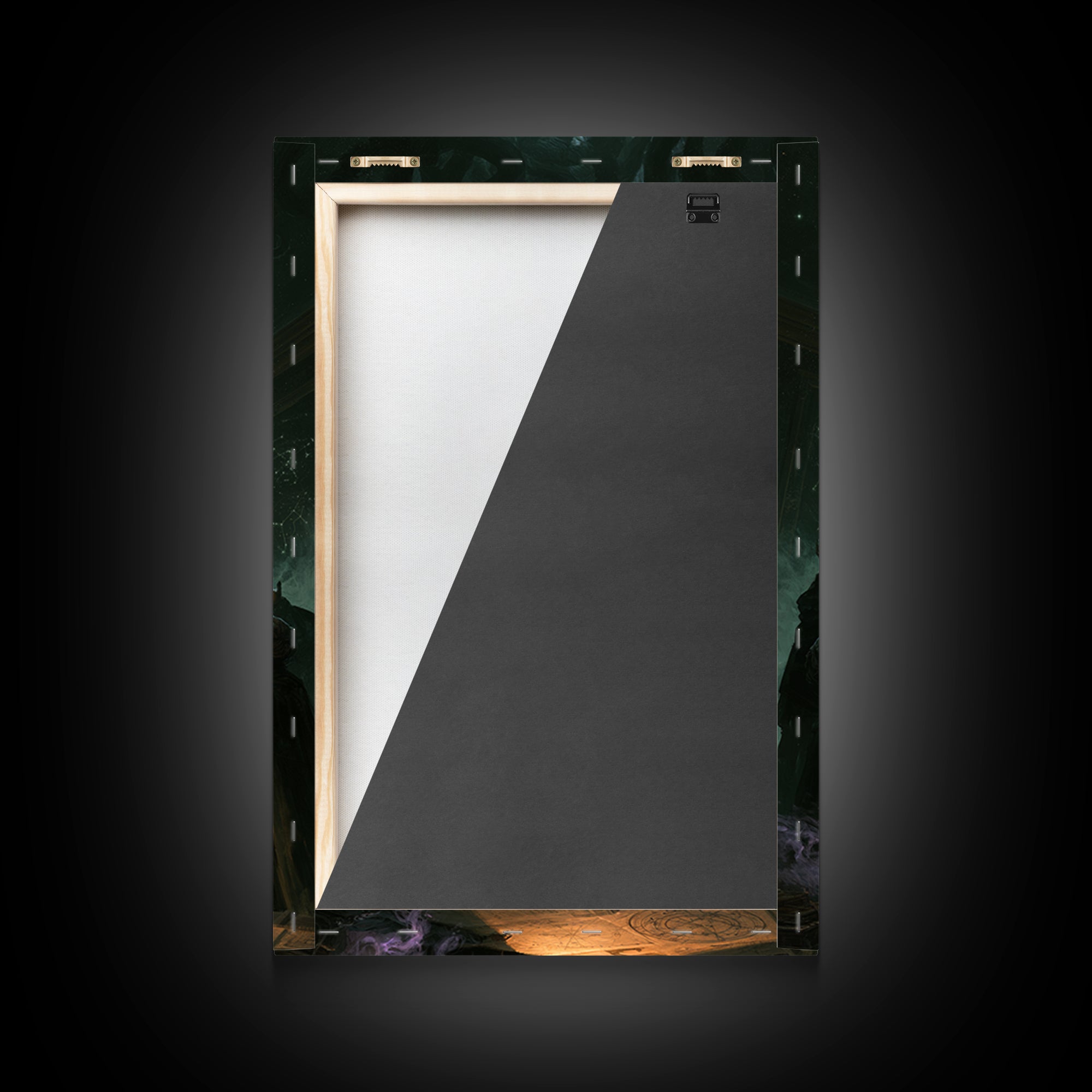 The Choir Of Deepwater Acolytes, Victorian Gothic Art, Vertical Wall Art, Framed Canvas Print, Gothic Wall Decor, Halloween Portrait Art