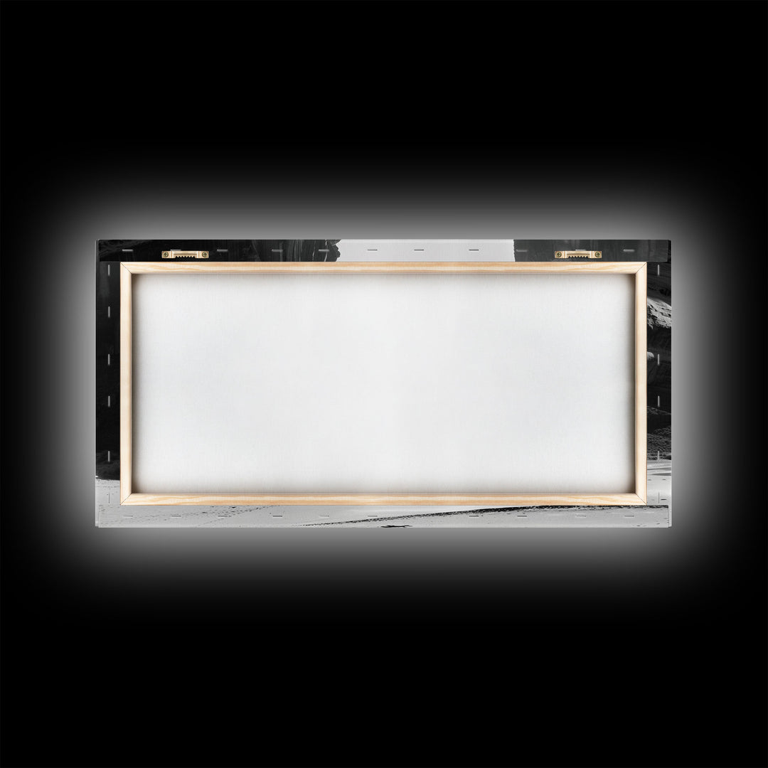 Horse Riders in Monument Valley, Stunning Framed Canvas Print for Living Room Wall Art, Bedroom Decor, Home Decor