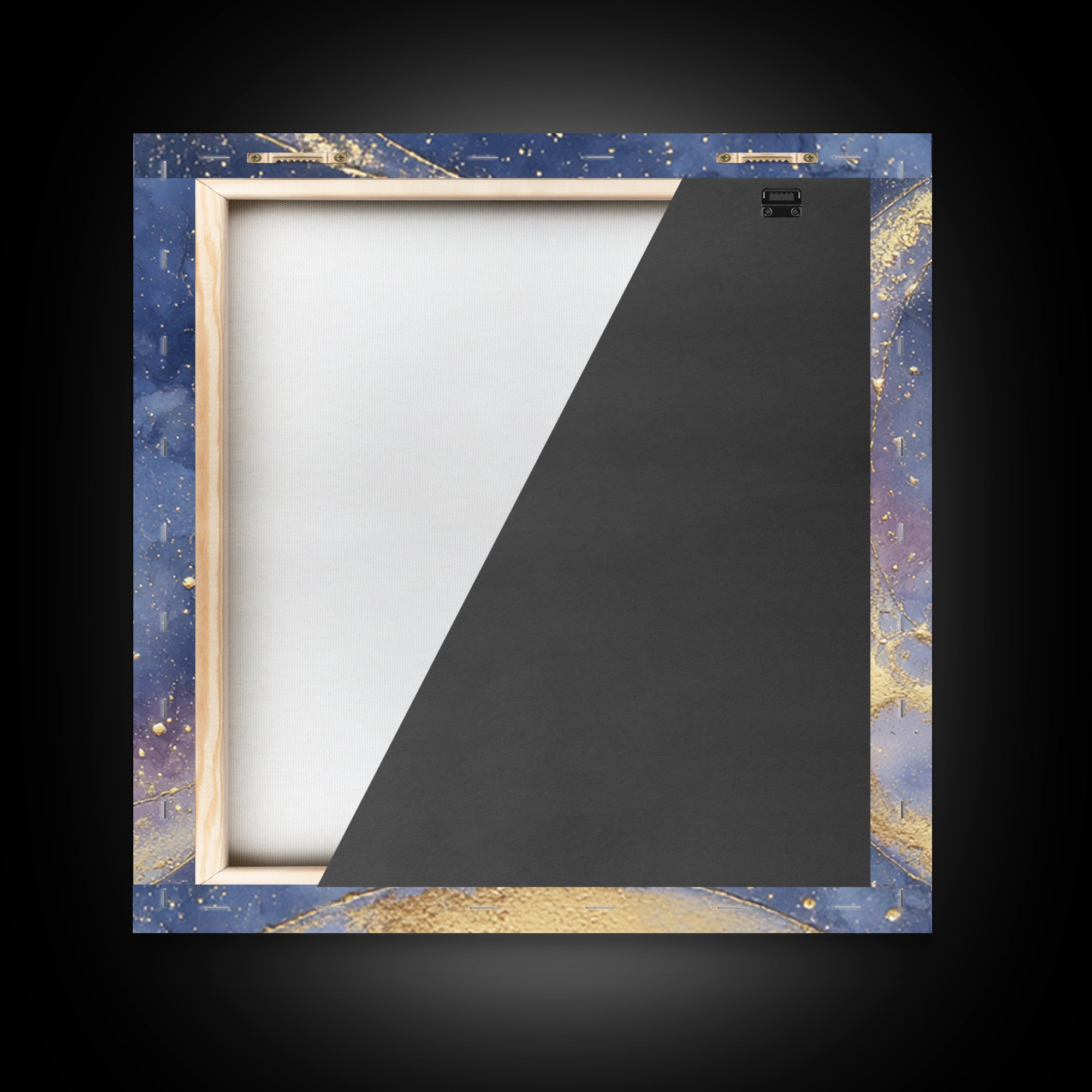 Celestial Moon and Stars Artwork Canvas Print, Wall Art, Digital Print, Living Room Decor, Fine Art, Luxury Decor, WAL-1x1-14