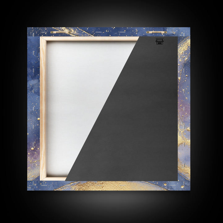 Celestial Moon and Stars Artwork Canvas Print, Wall Art, Digital Print, Living Room Decor, Fine Art, Luxury Decor, WAL-1x1-14