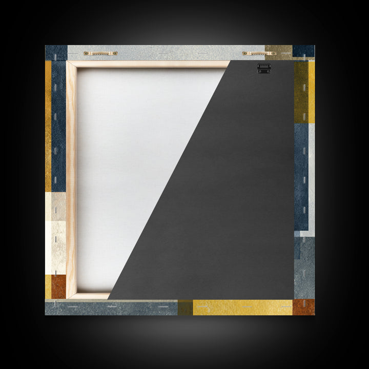 Modern Geometric Composition for Living Spaces Canvas Print, Wall Art, Home Decor, Living Room Decor, Abstract Art, WAL-1x1-4