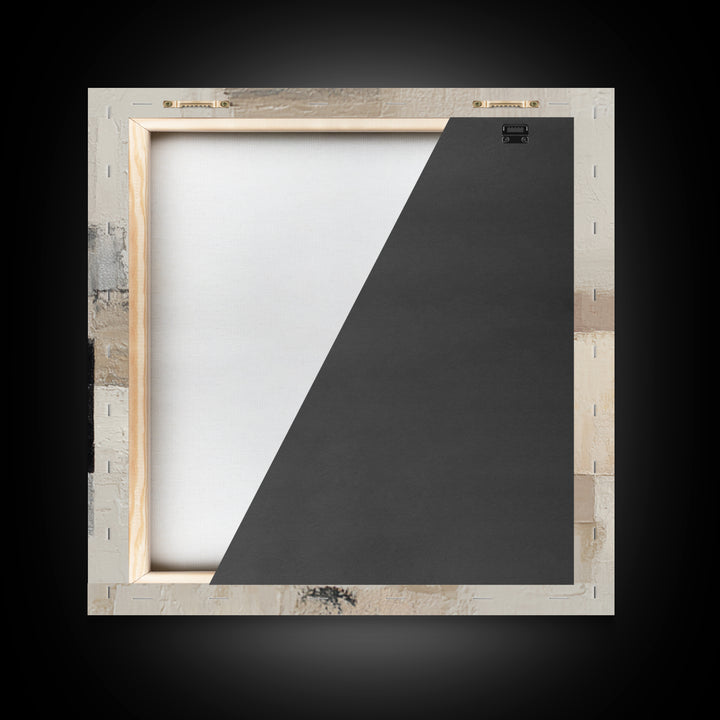 Black and White Architectural Study Framed Canvas Print, Wall Art, Wall Art Prints, Living Room Decor, Fine Art, WAL-1x1-56