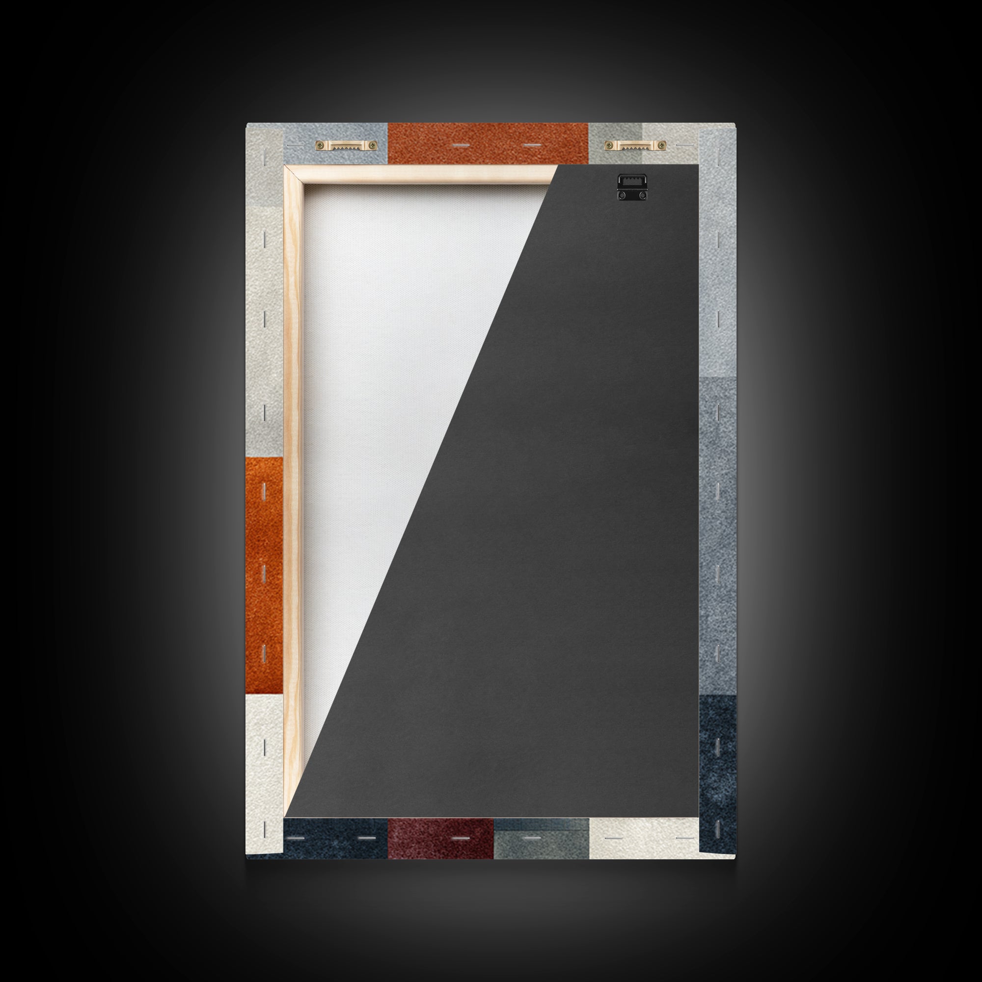Modern Geometric Composition for Living Spaces Canvas Print, Wall Art, Abstract Wall Art, Living Room Decor, WAL-2x3-36