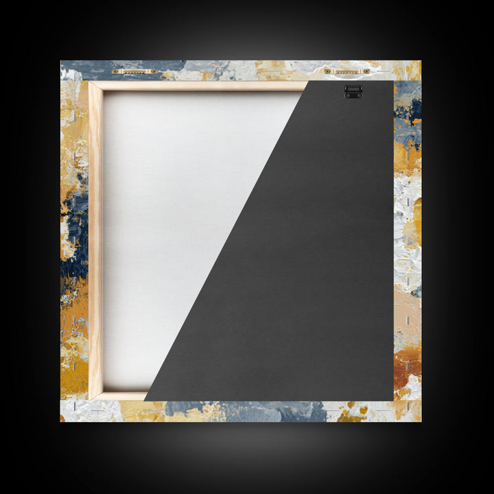 Bridal Veil Texture Abstract Framed Canvas Print, Wedding Art, Framed Art, Living Room Decor, Romance, Bride and Groom, WED-1x1-7