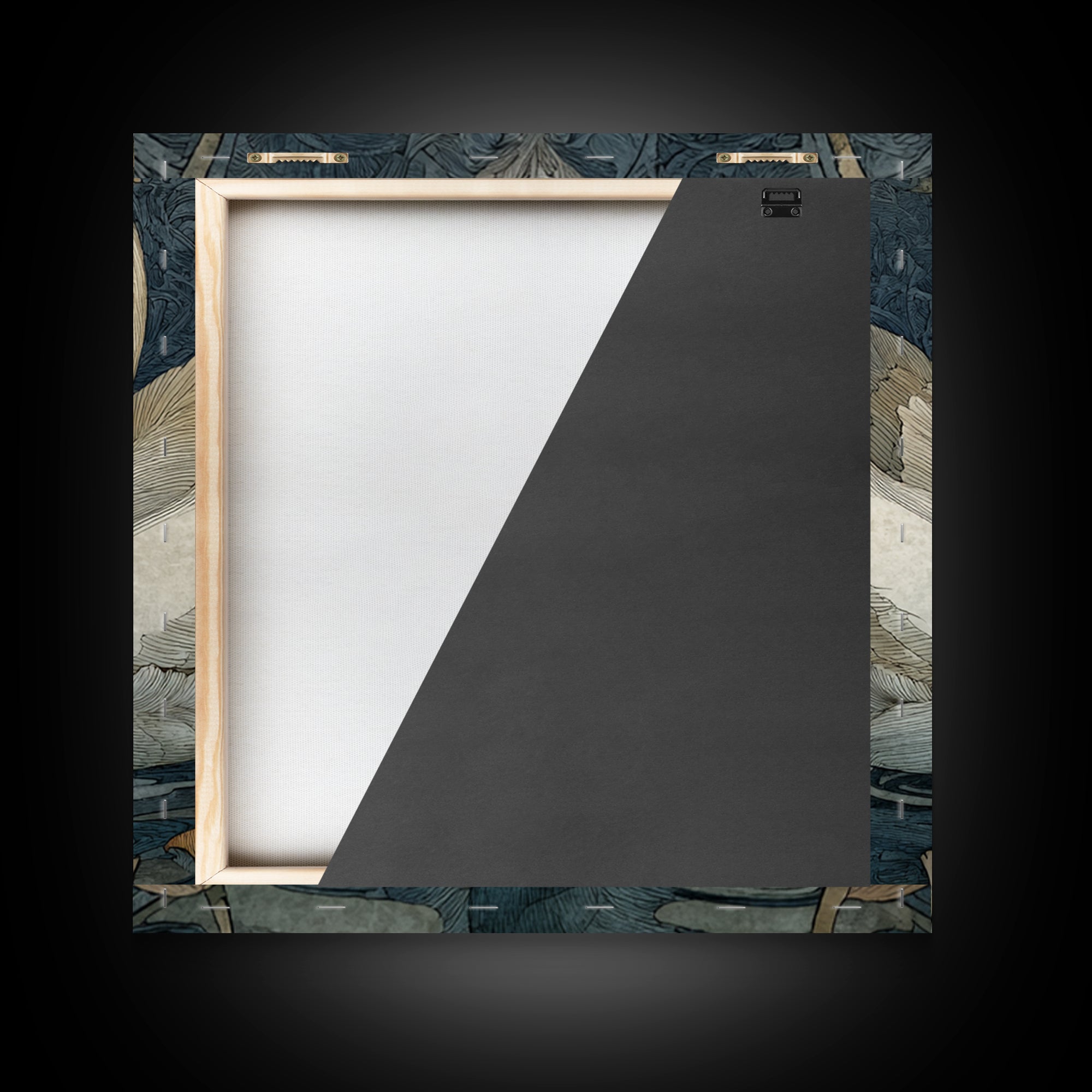 Two Swans Forming a Heart on Dark Framed Canvas Print, Wedding Art, Personalized Art, Living Room Decor, Fine Art, Romance, WED-1x1-74