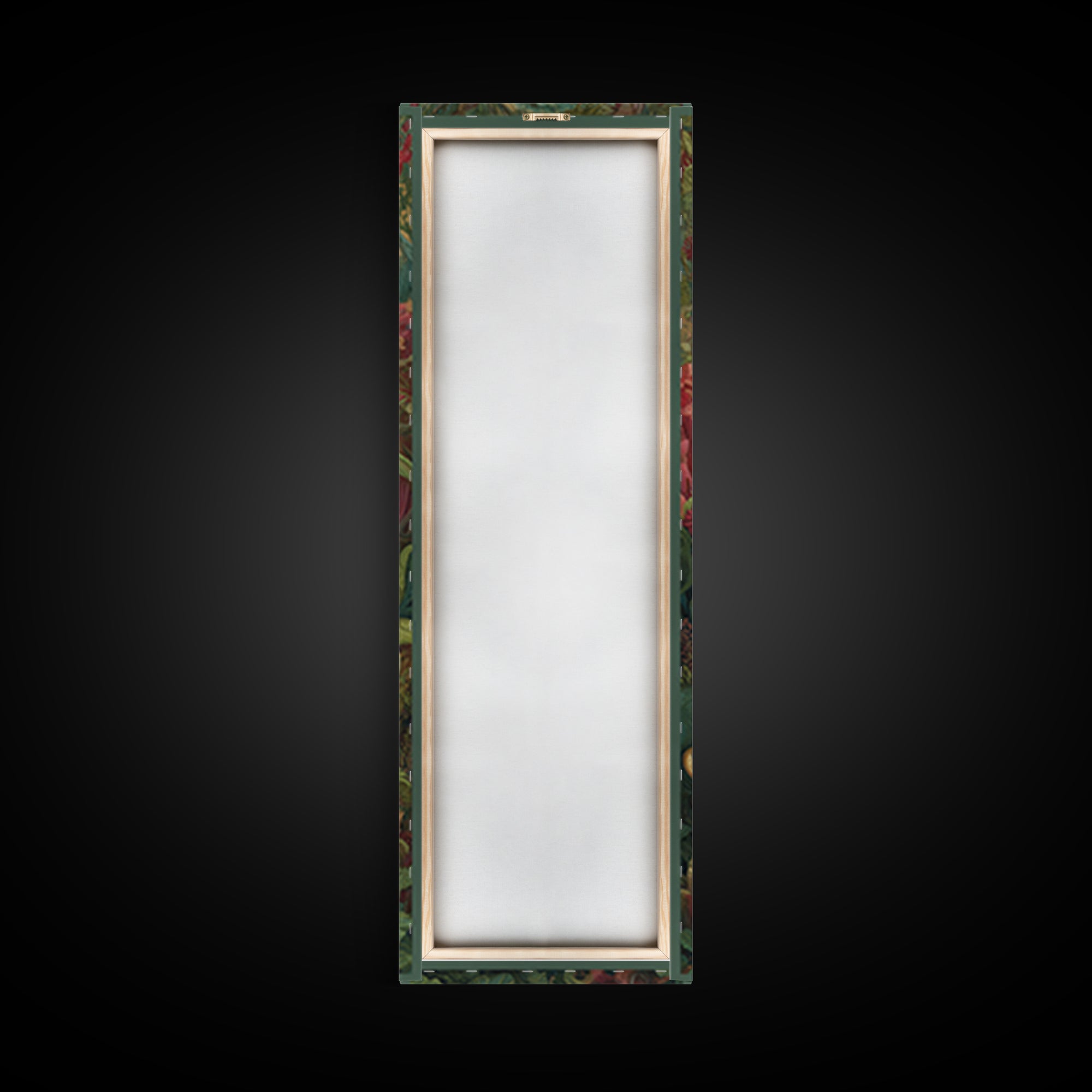 Dragon Curled Around a Teacup Canvas Print, Whimsical Art, Art Nouveau, Living Room Decor, Abstract Art, Wonder, WHI-1x3-60