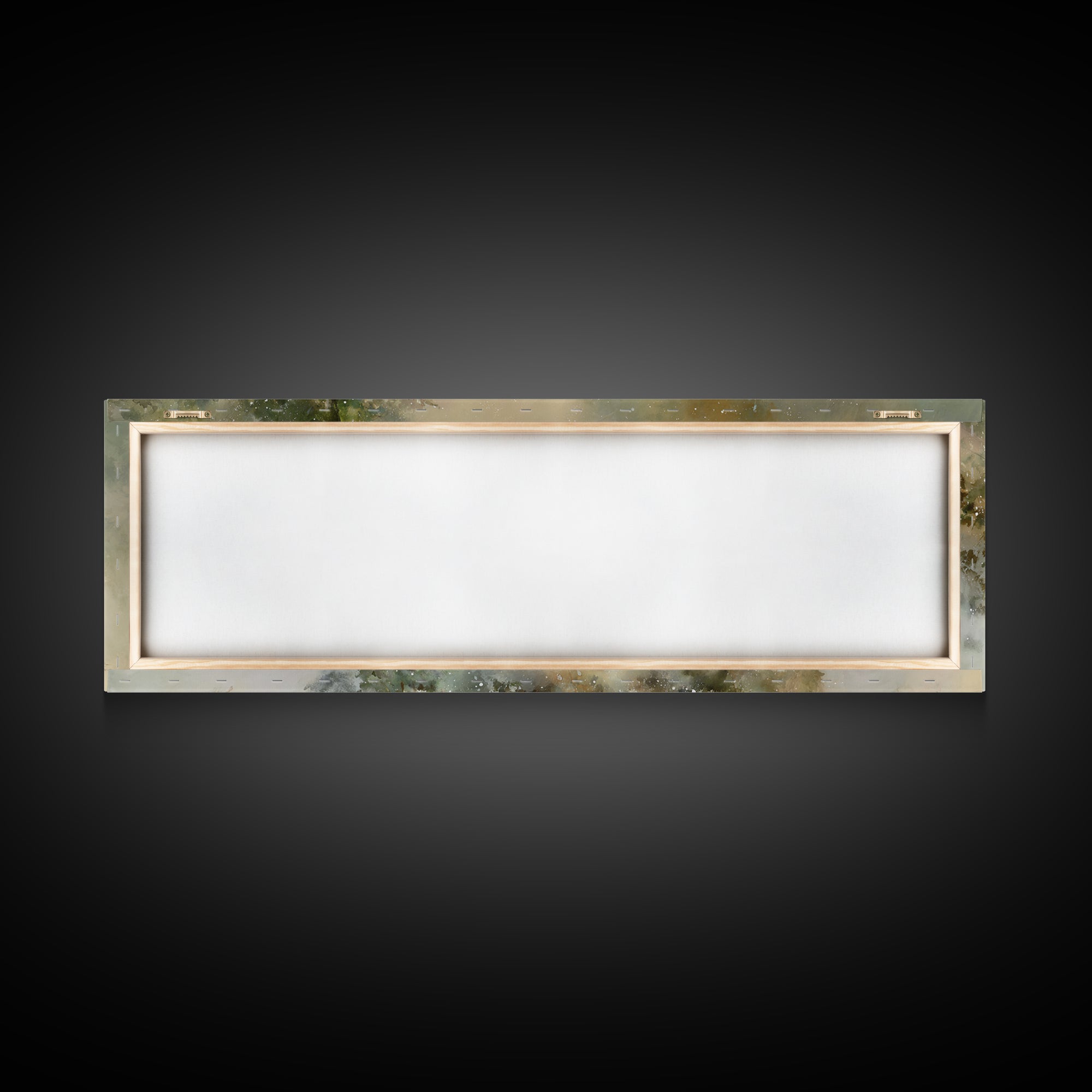 Bear Painting Stars Onto the Night Sky Framed Canvas Print, Whimsical Art, Neutral Decor, Living Room Decor, Fine Art, Wonder, WHI-3x1-73