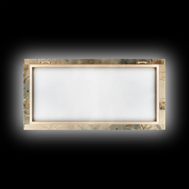 Owl Perched in Moonlit Woodland Canvas Print, Wildlife Art, Living Room Decor, Oil Painting, Wild, Wall Art Print, WIL-2x1-32
