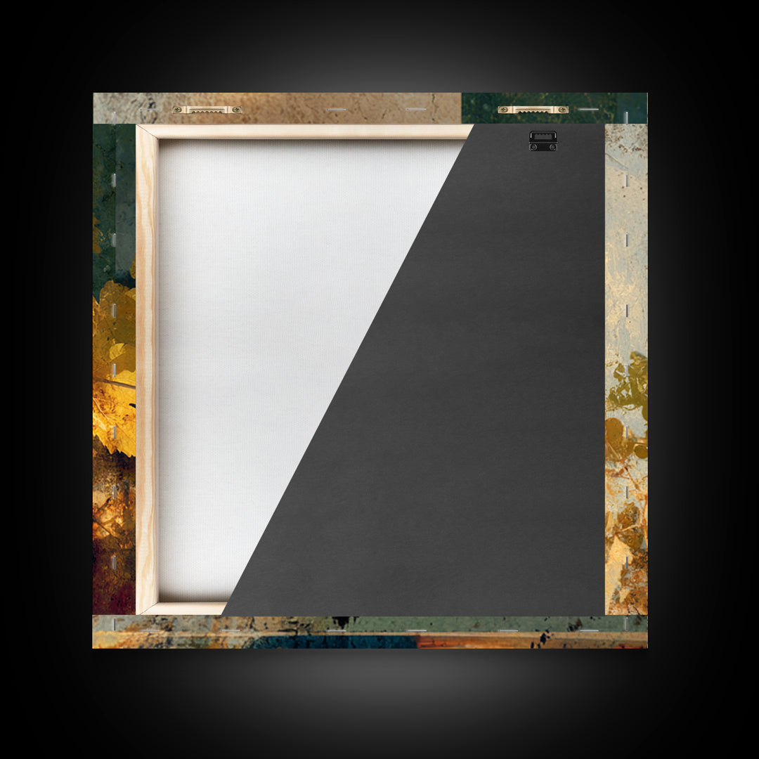 Black and Gold Wine Bottle Silhouette Framed Canvas Print, Winery Art, Minimalist Decor, Winery Decor, Fine Art, Vineyard, WIN-1x1-88