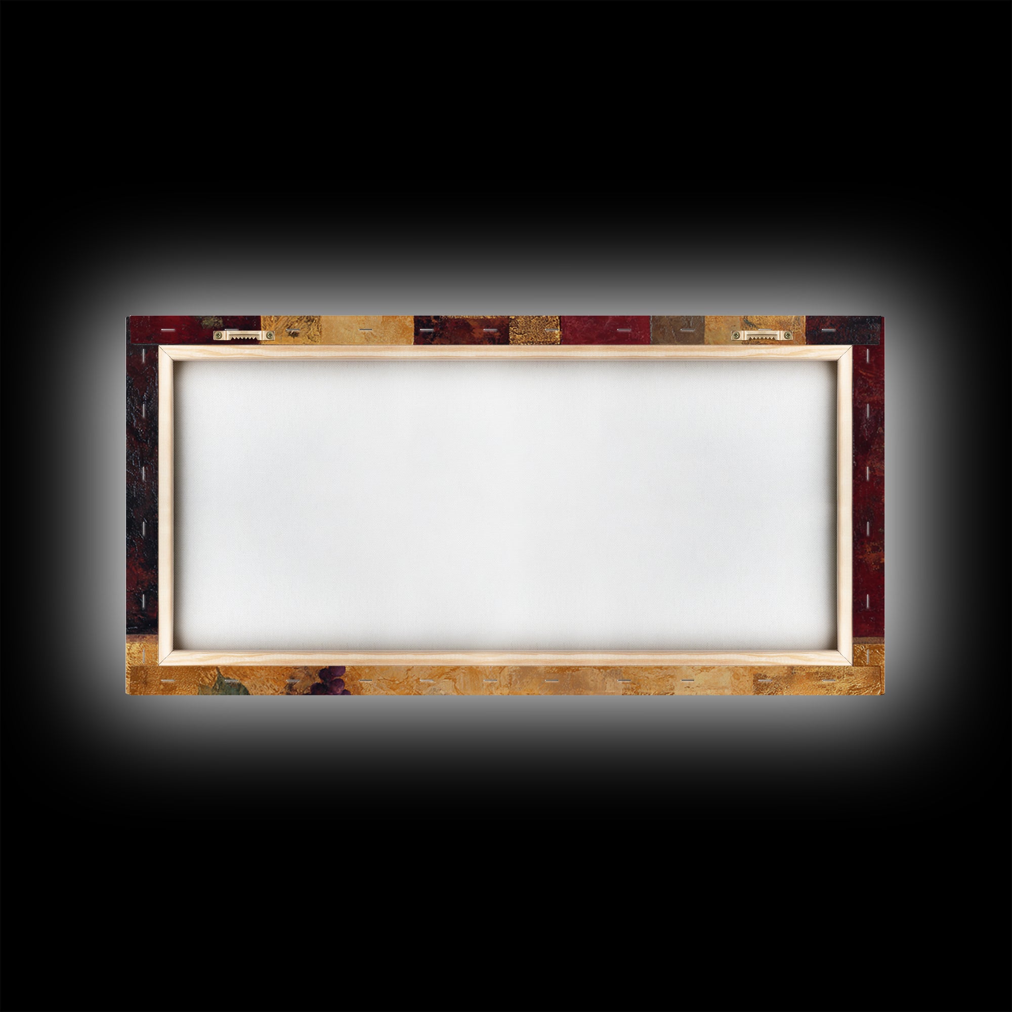 Burgundy Abstract with Gold Accents Framed Canvas Print, Winery Art, Gallery Decor, Winery Decor, Fine Art, Vineyard, WIN-2x1-67